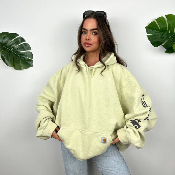 Carhartt Lime Embroidered Logo Hoodie (XXL)