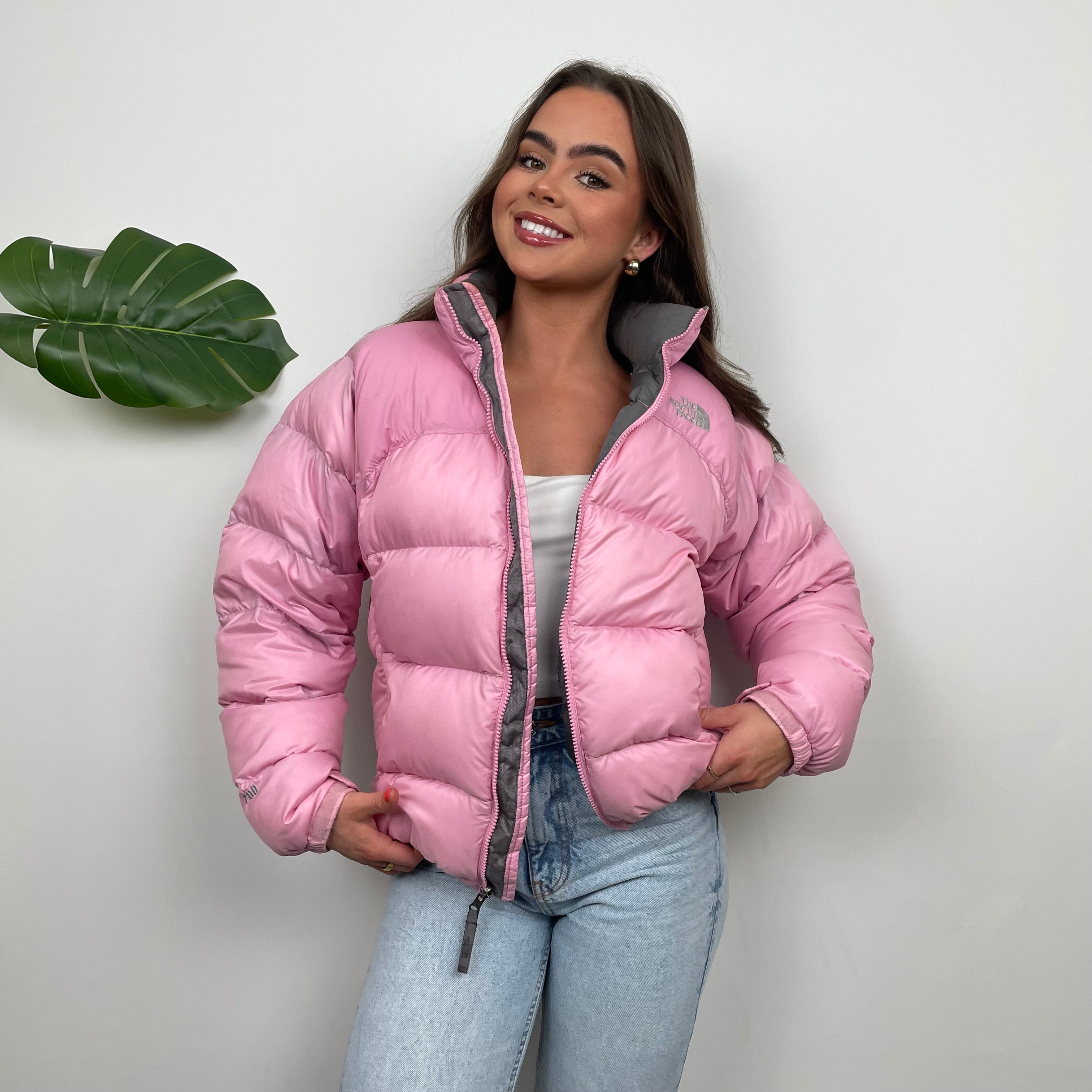 North Face RARE Baby Pink Puffer (M)