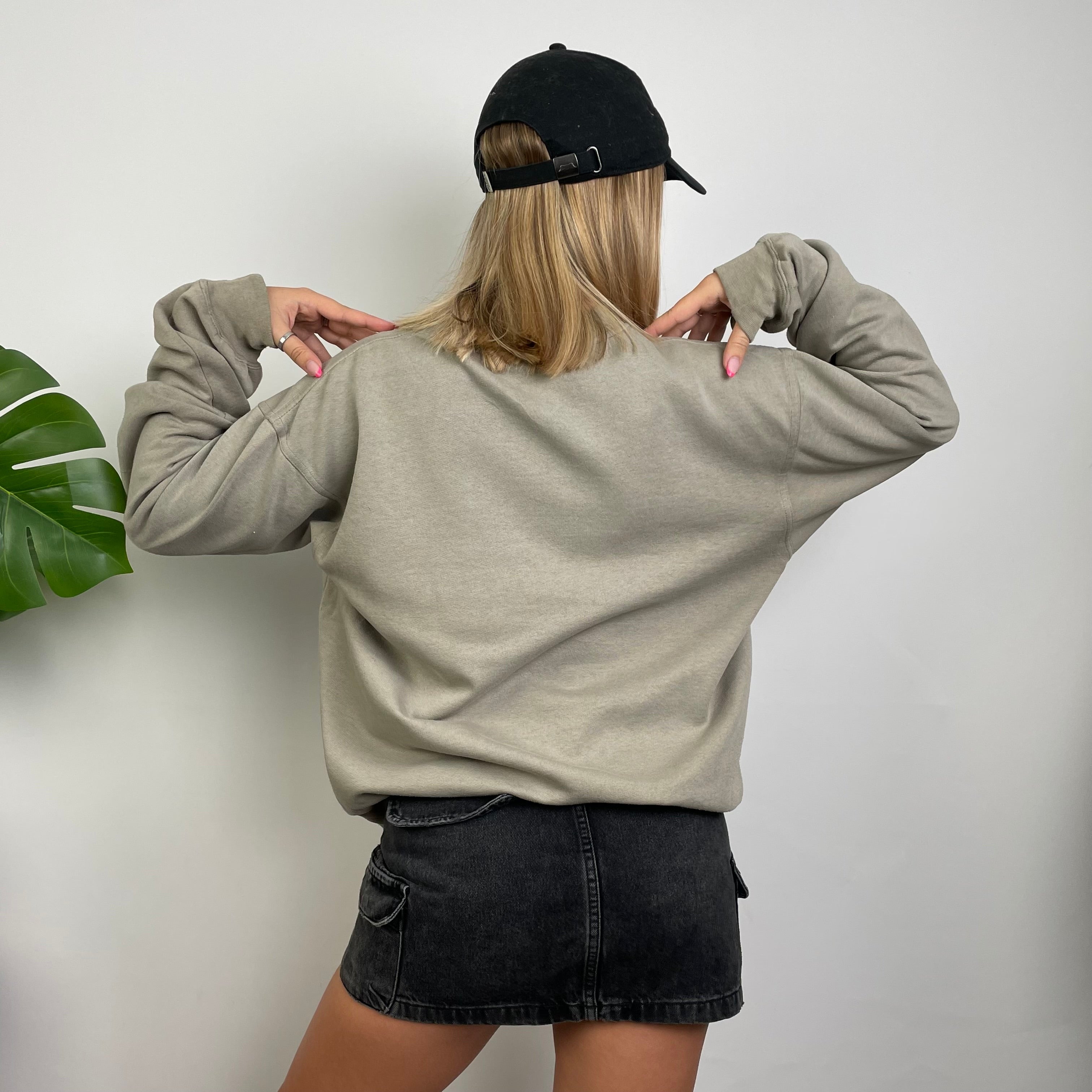 Lotto Grey Embroidered Spell Out Sweatshirt (S)