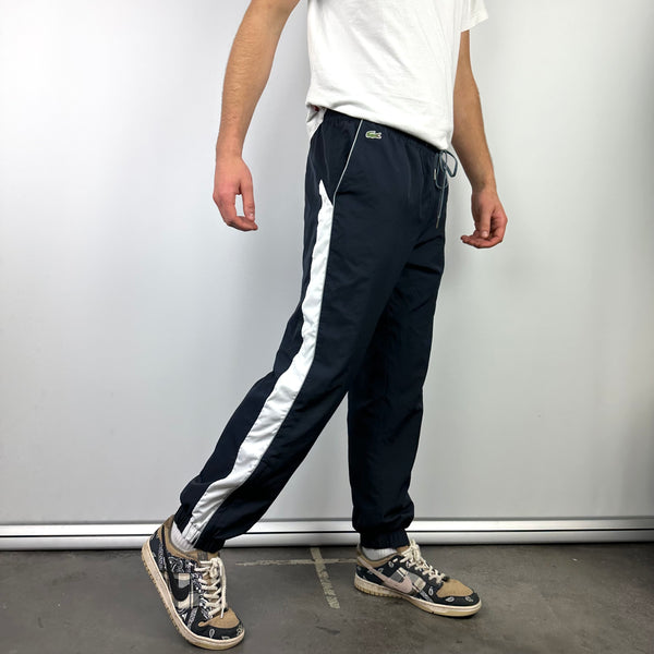 Lacoste Navy Embroidered Logo Track Pants (M)