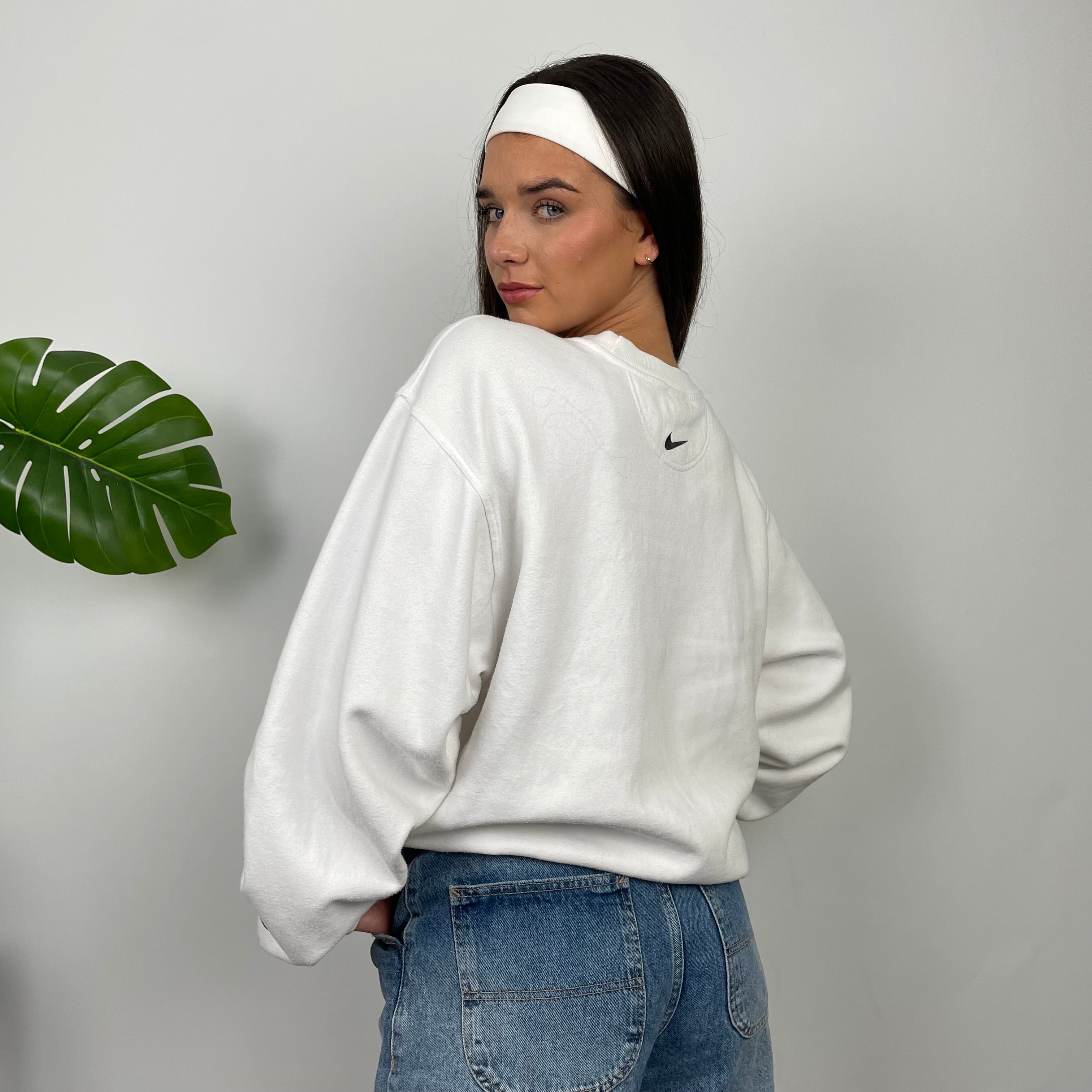 Nike ACG RARE White Embroidered Spell Out Sweatshirt (L)