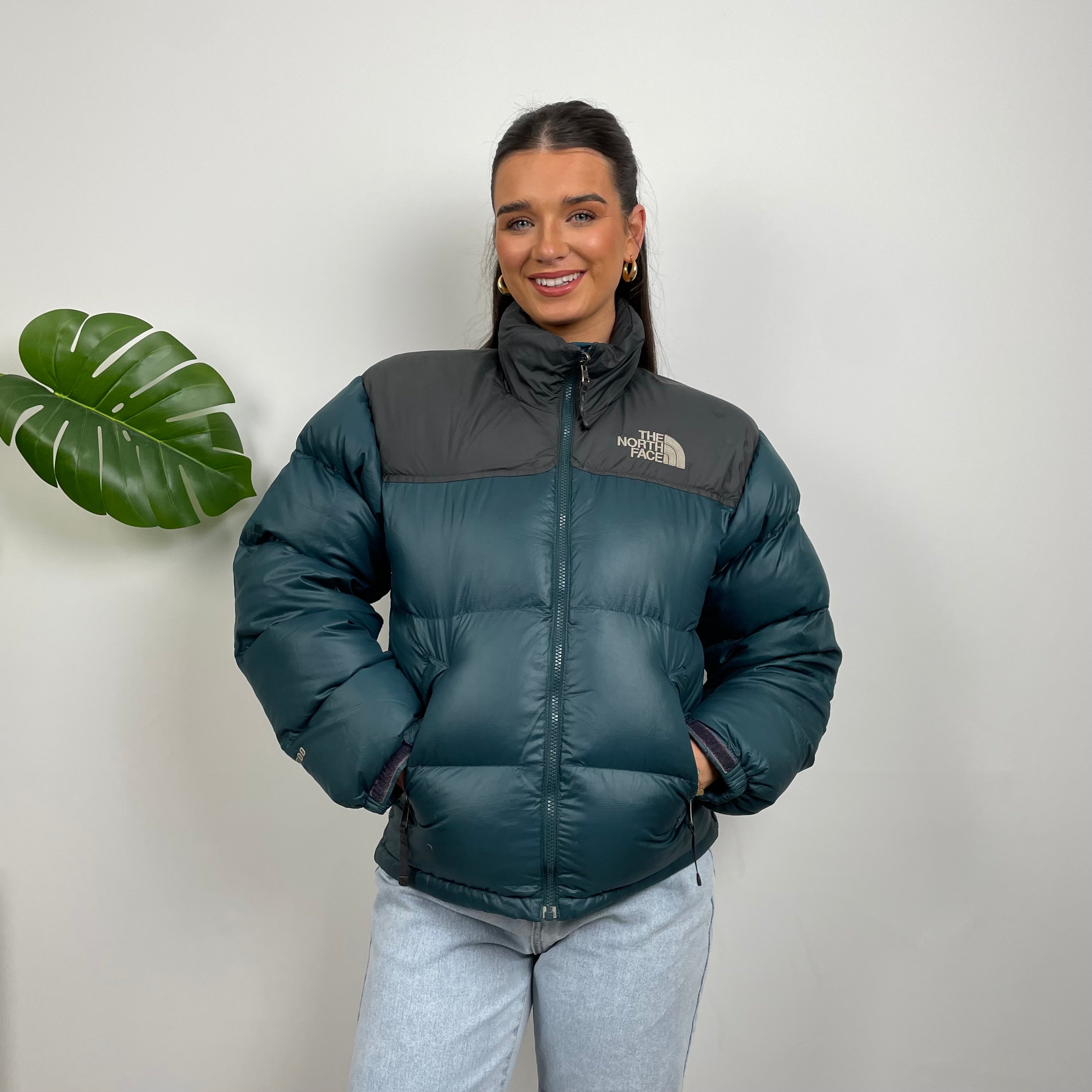 The North Face RARE Turquoise Nuptse 700 Puffer Jacket (S)