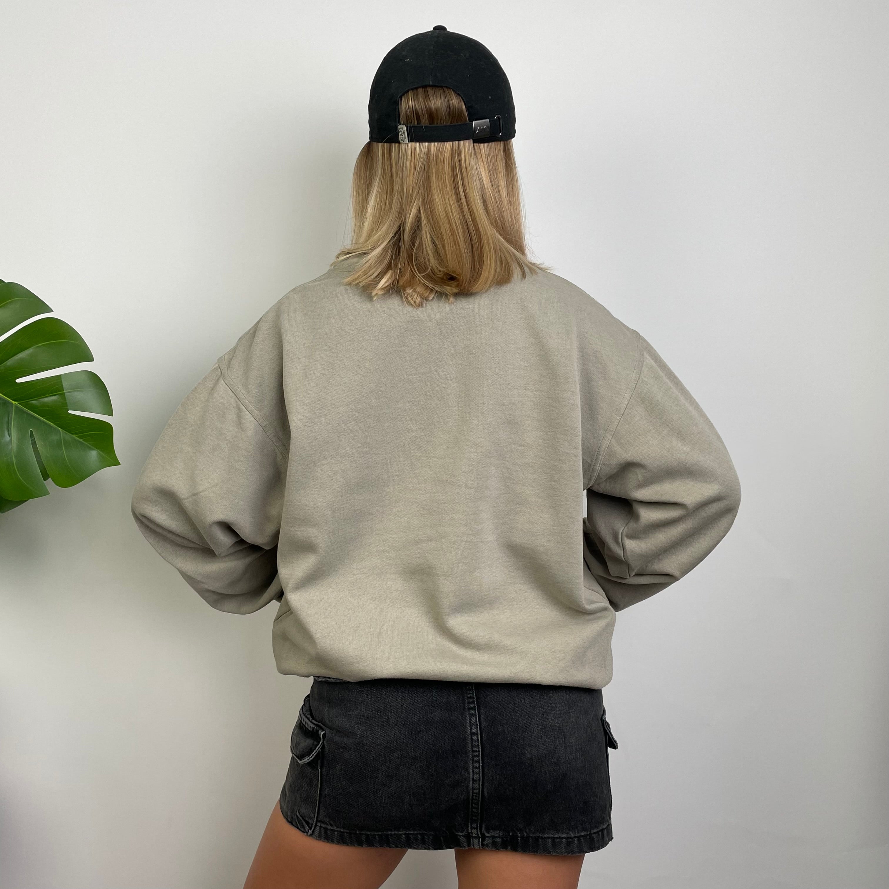 Lotto Grey Embroidered Spell Out Sweatshirt (S)