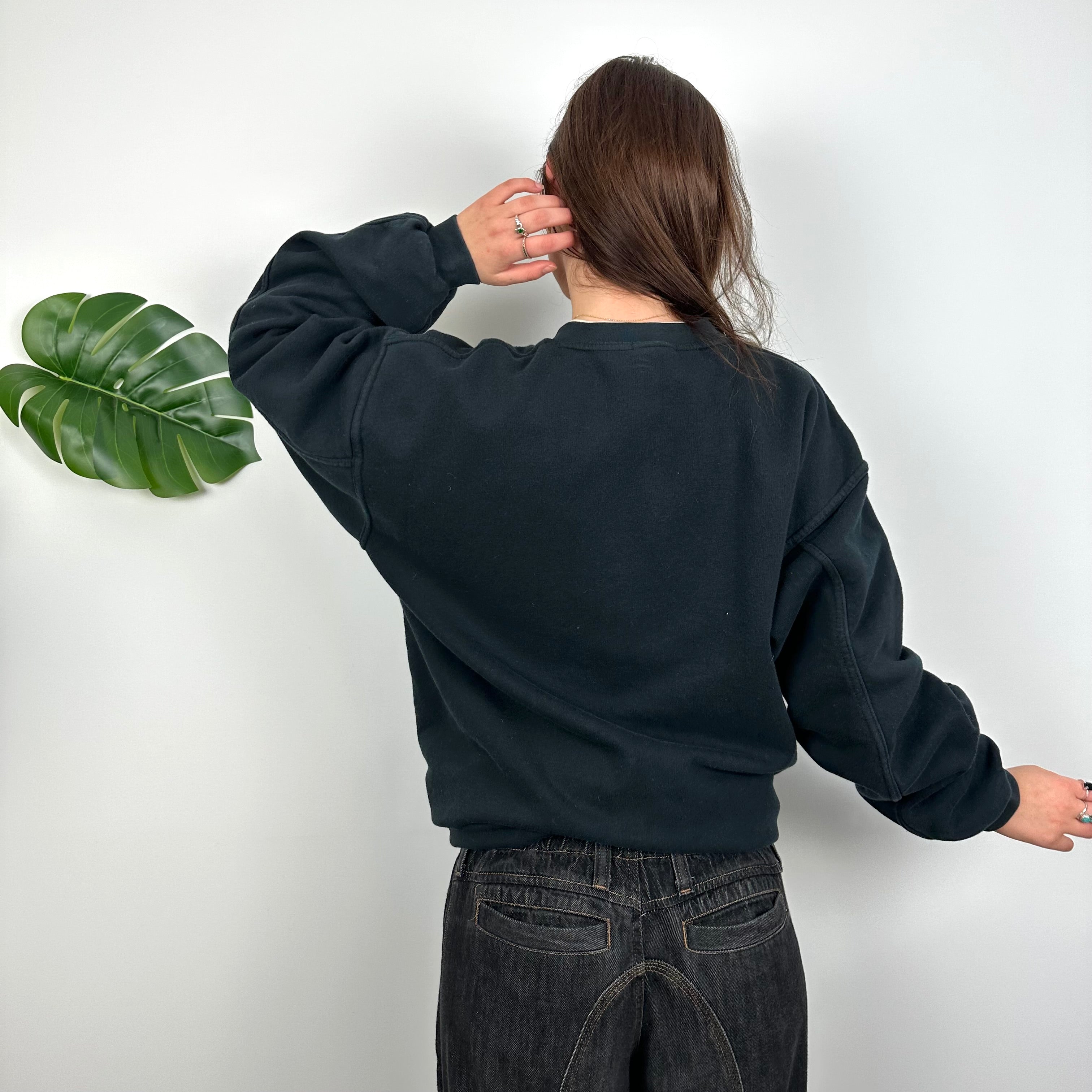 Adidas Equipment RARE Navy Embroidered Spell Out Sweatshirt (L)