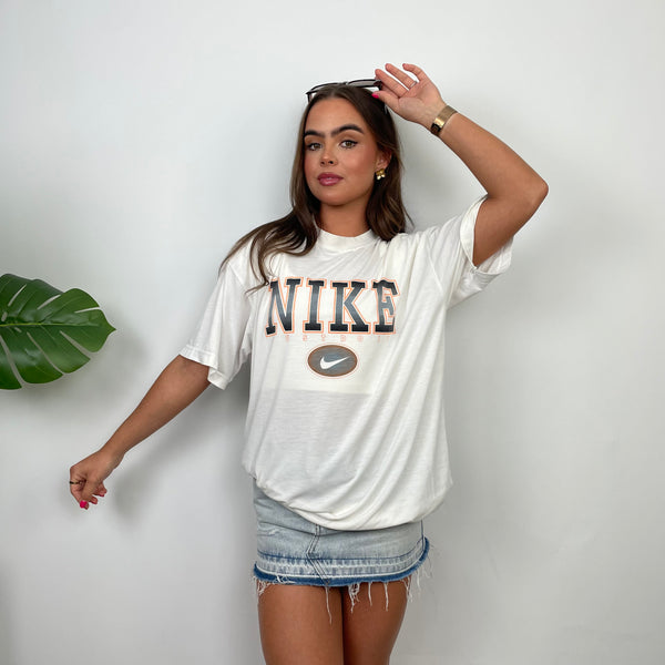 Nike White Spell Out T Shirt (L)