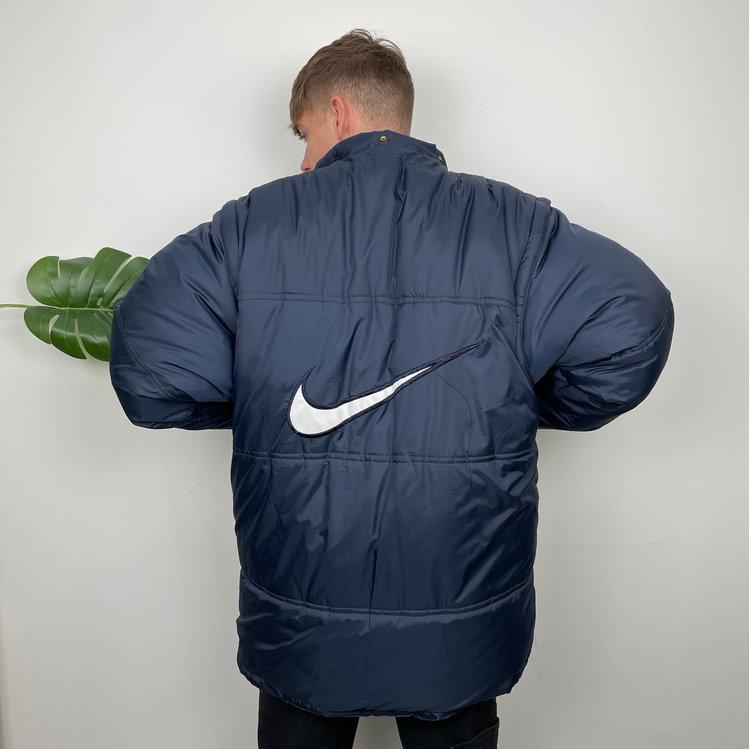 Nike Reversible Embroidered Swoosh Puffer Jacket (XXL)