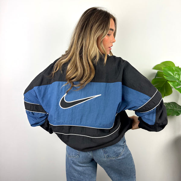 Nike Colour Block Embroidered Swoosh Windbreaker Jacket (M)