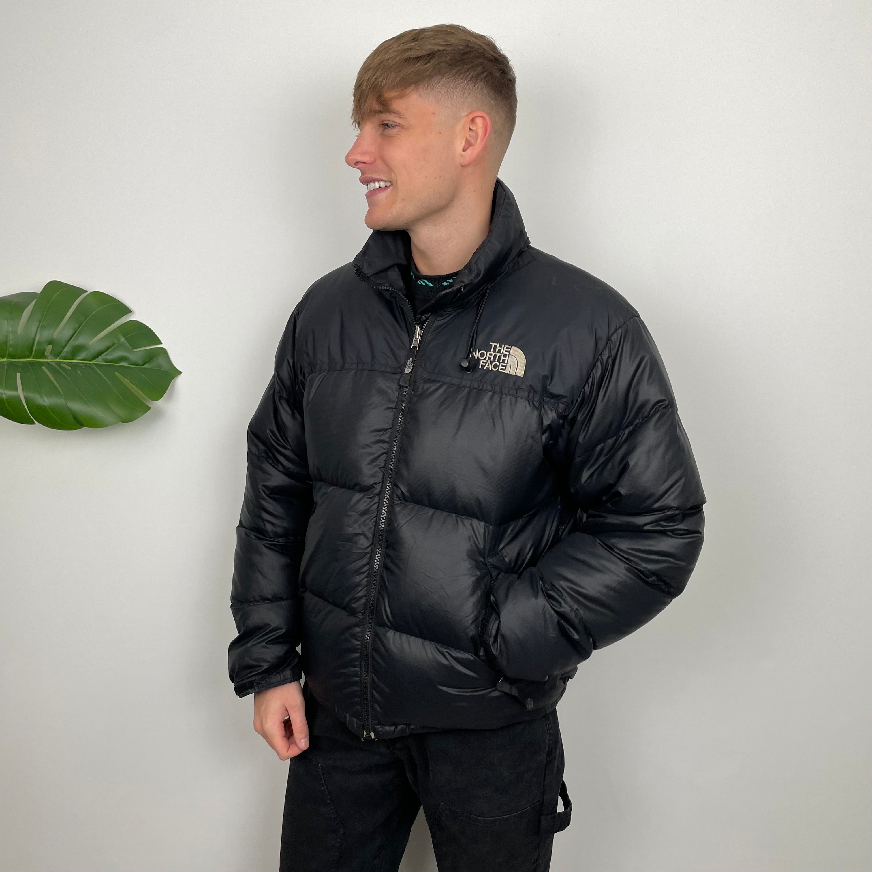 The North Face RARE Nuptse 700 Black Puffer Jacket (M)