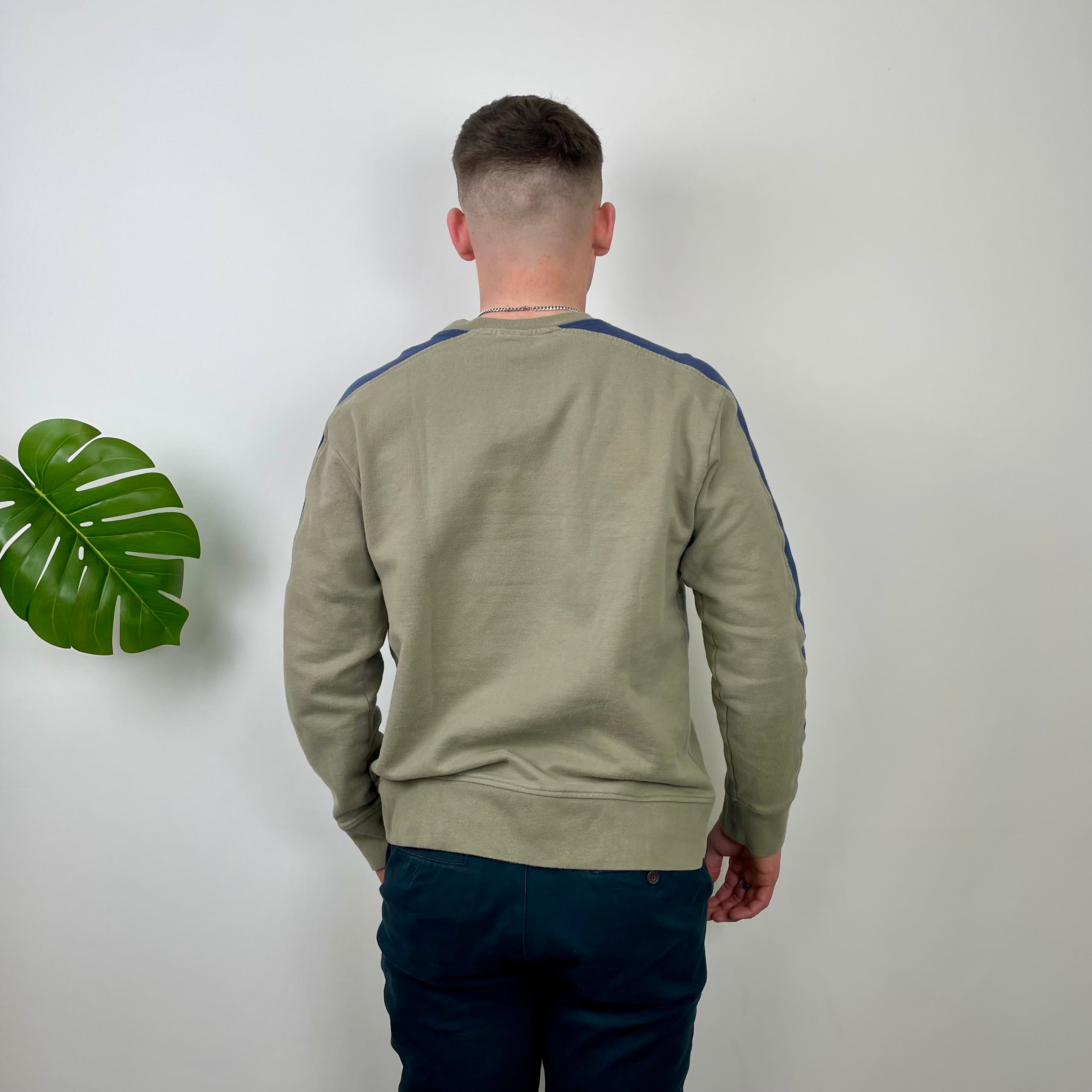 Nike Khaki Embroidered Swoosh Sweatshirt (L)