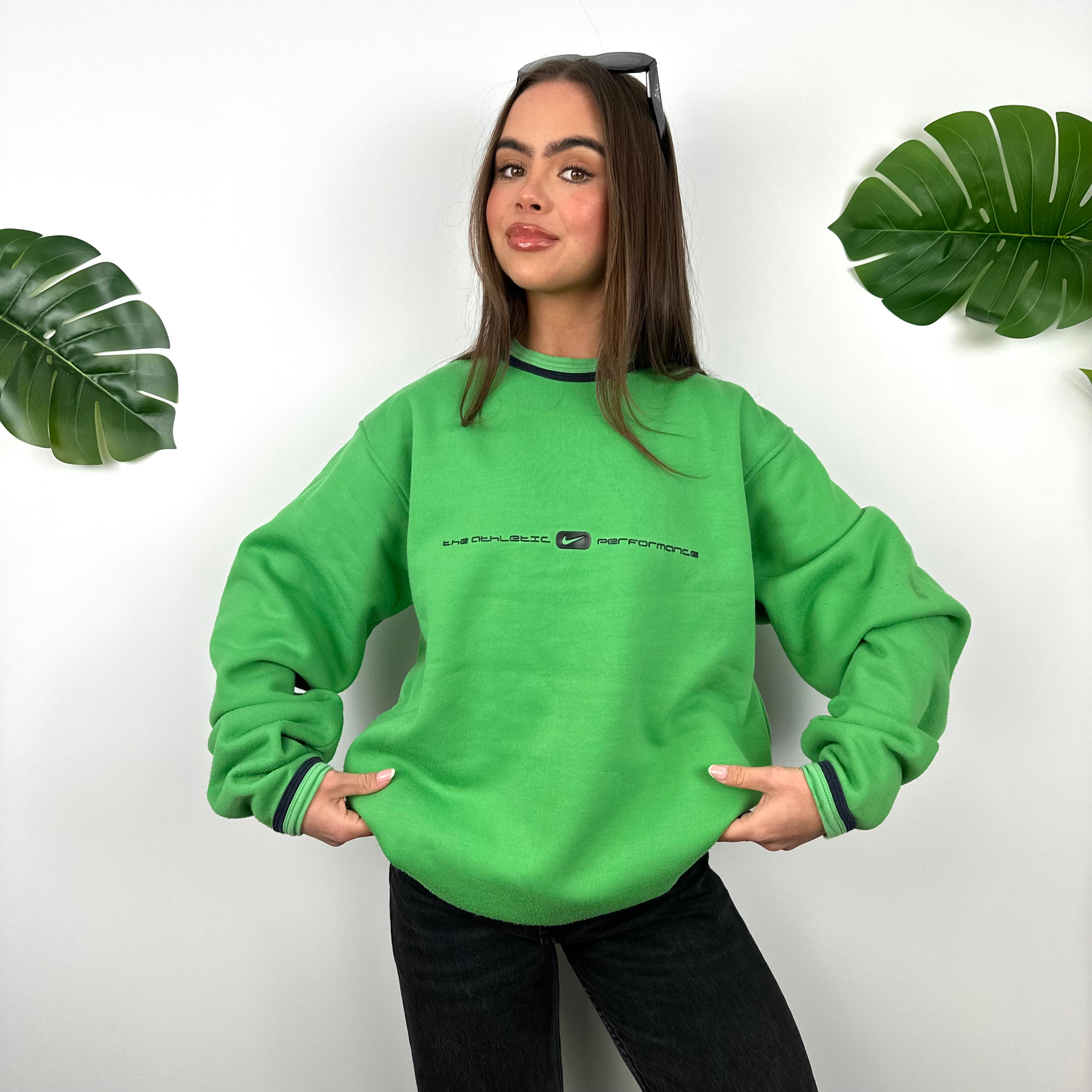 Nike Green Spell Out Sweatshirt (L)