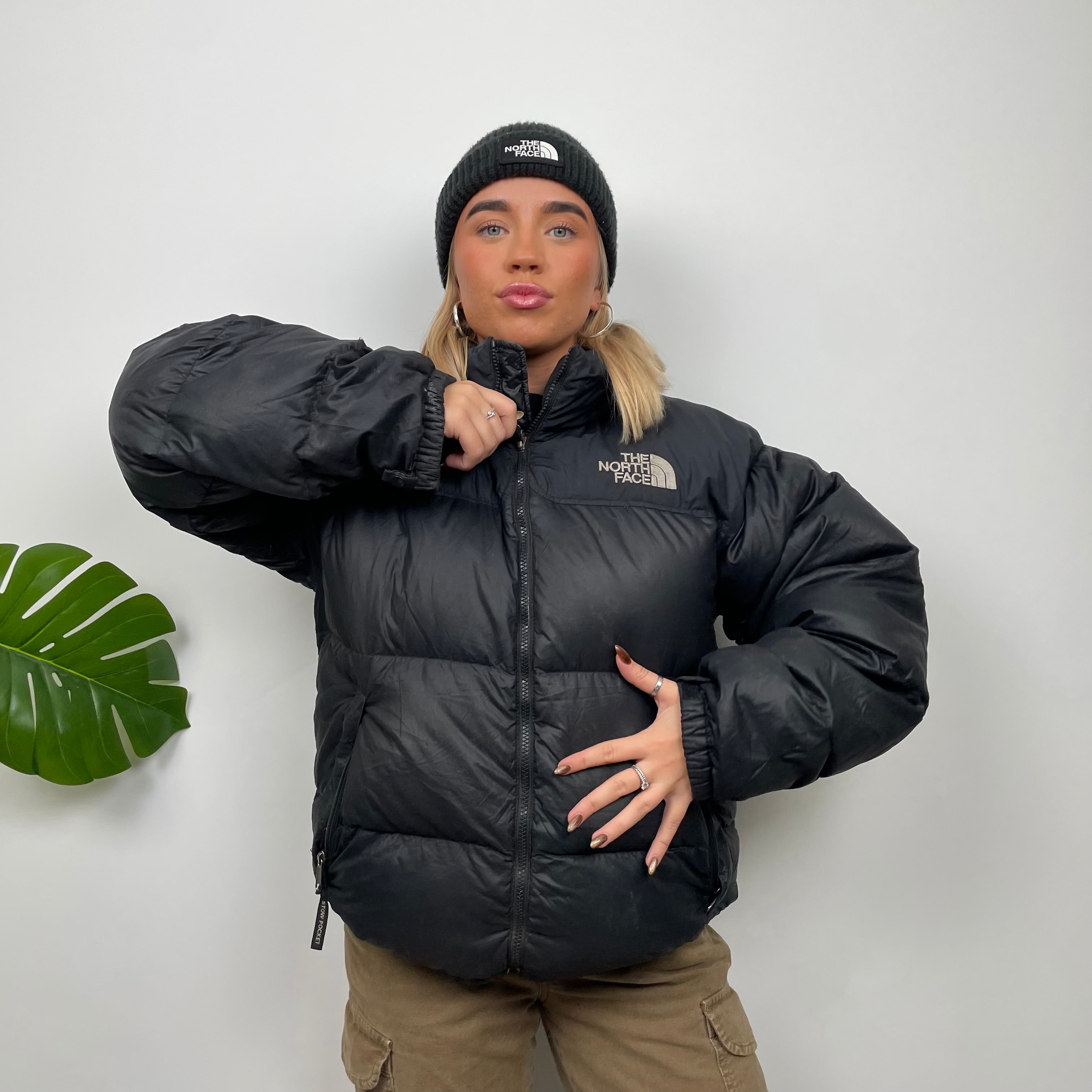 The North Face RARE Nuptse 700 Black Puffer Jacket (M)