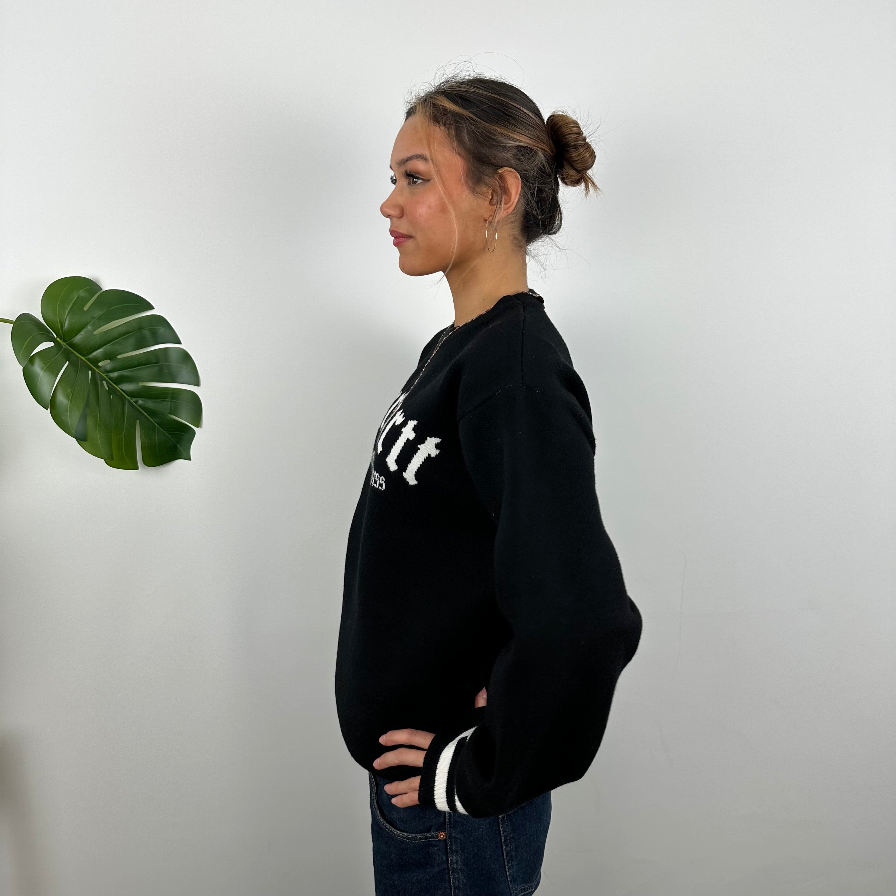 Carhartt RARE Black Embroidered Sweater (M)