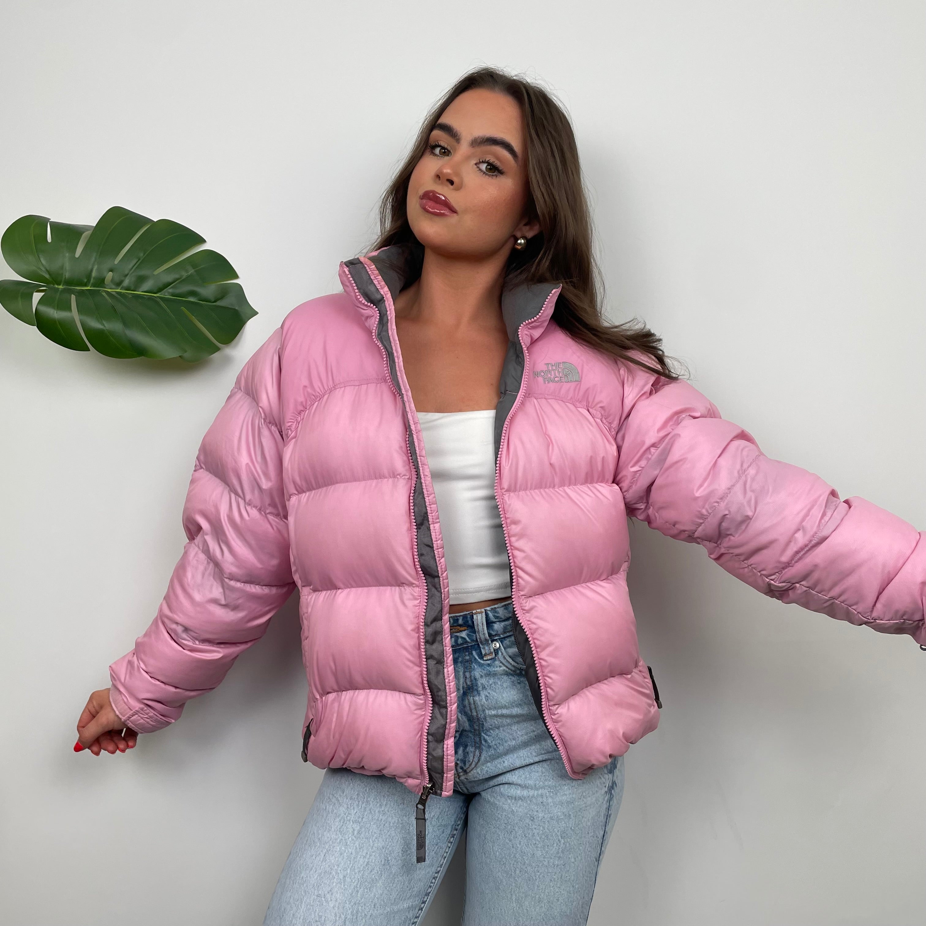 North Face RARE Baby Pink Puffer (M)