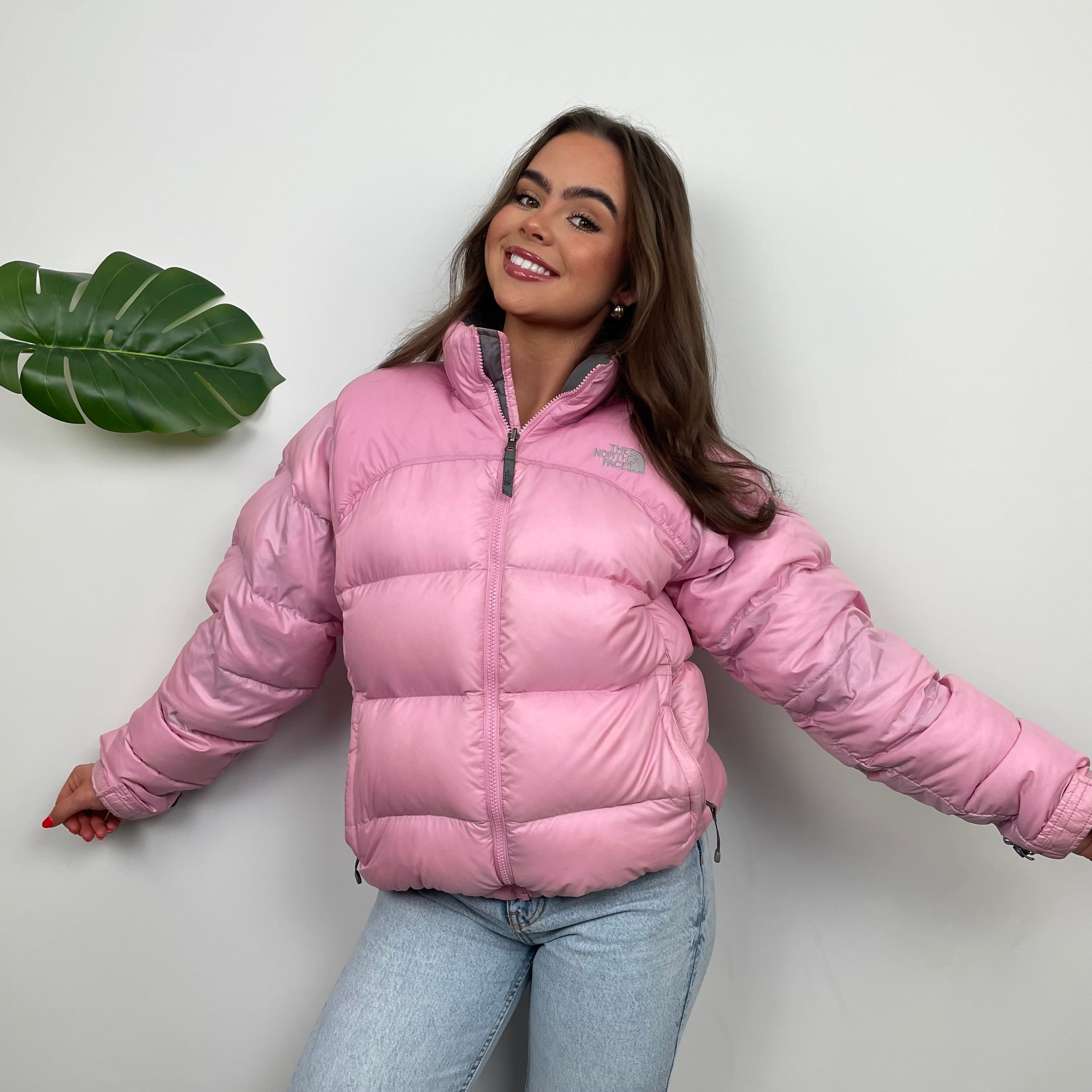 North Face RARE Baby Pink Puffer (M)