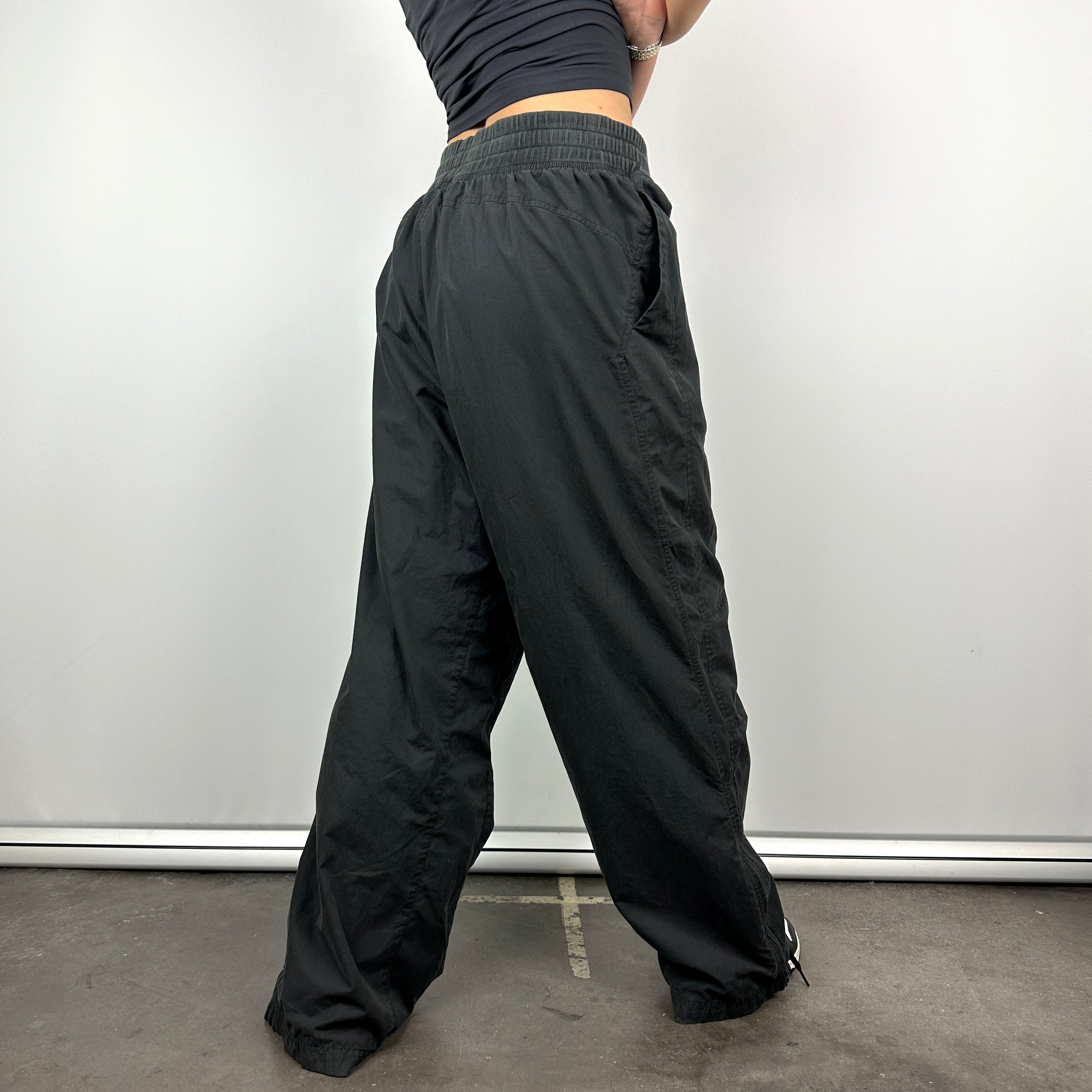 Nike Air Black Embroidered Spell Out Track Pants (L)