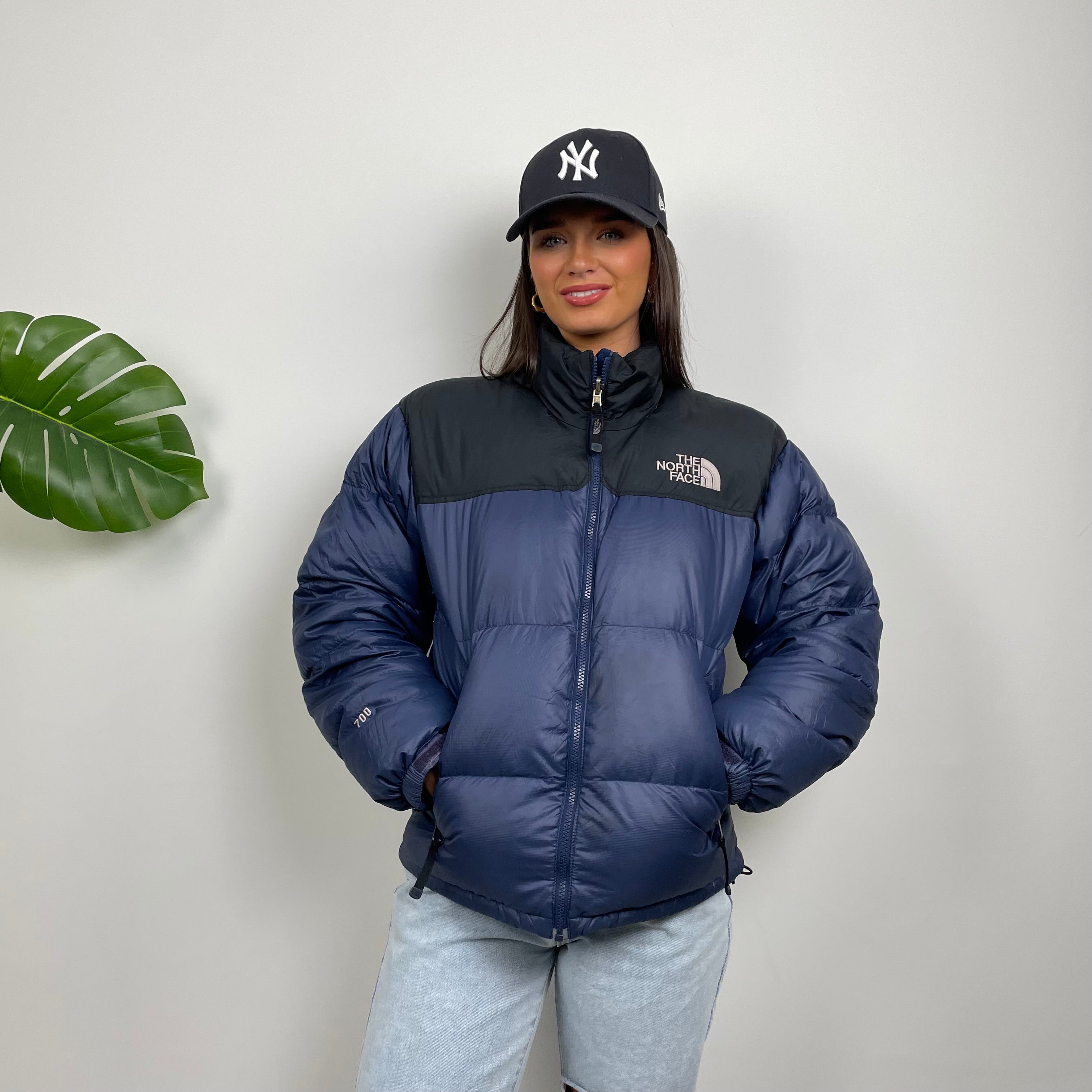 The North Face RARE Navy Nuptse 700 Puffer Jacket (M)