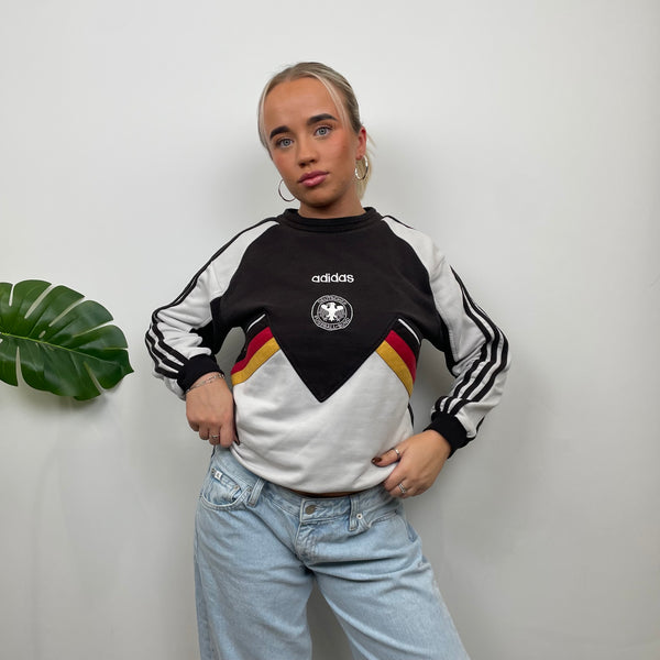 Adidas x Germany FC RARE Embroidered Spell Out Sweatshirt (S)