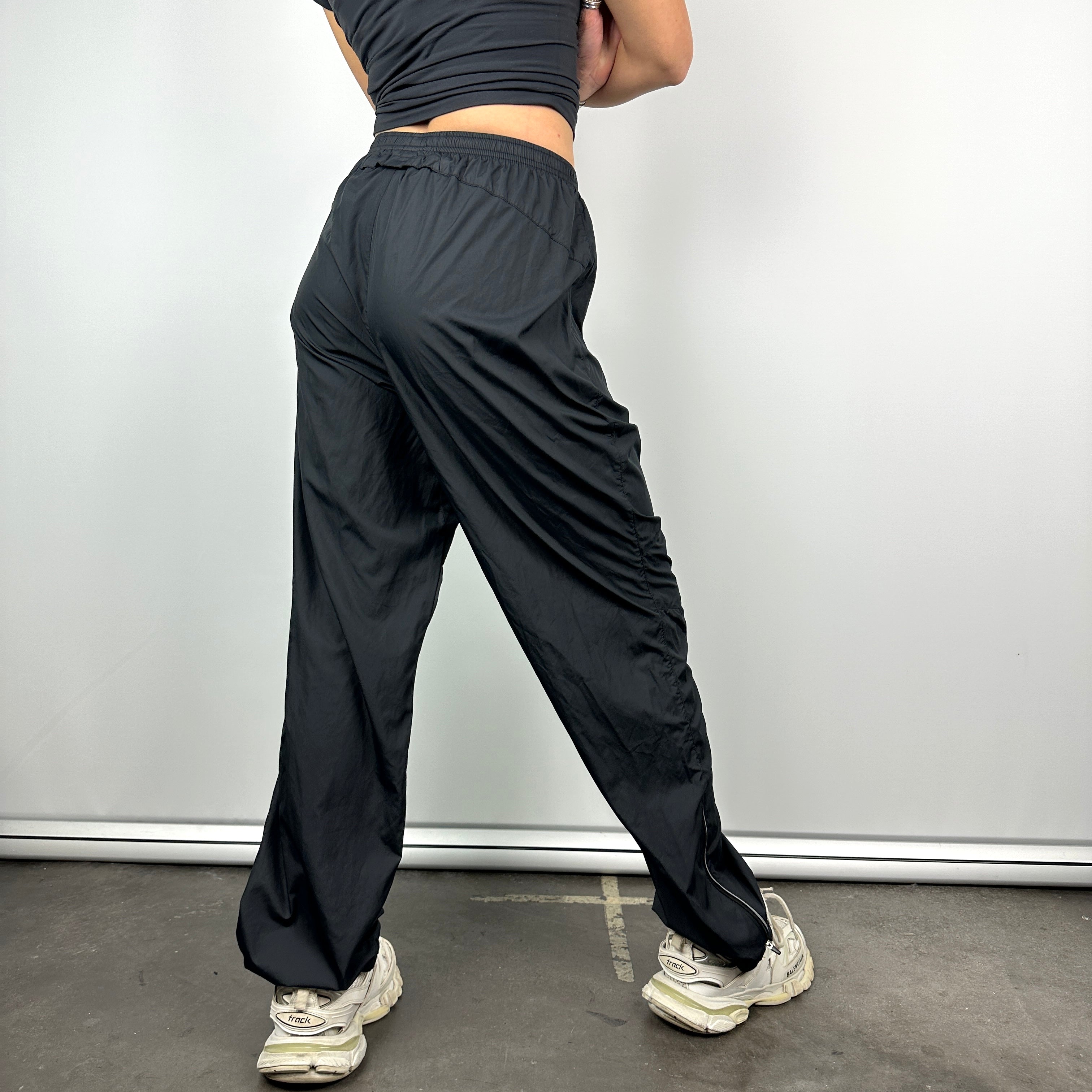 Nike Black Swoosh Track Pants (M)