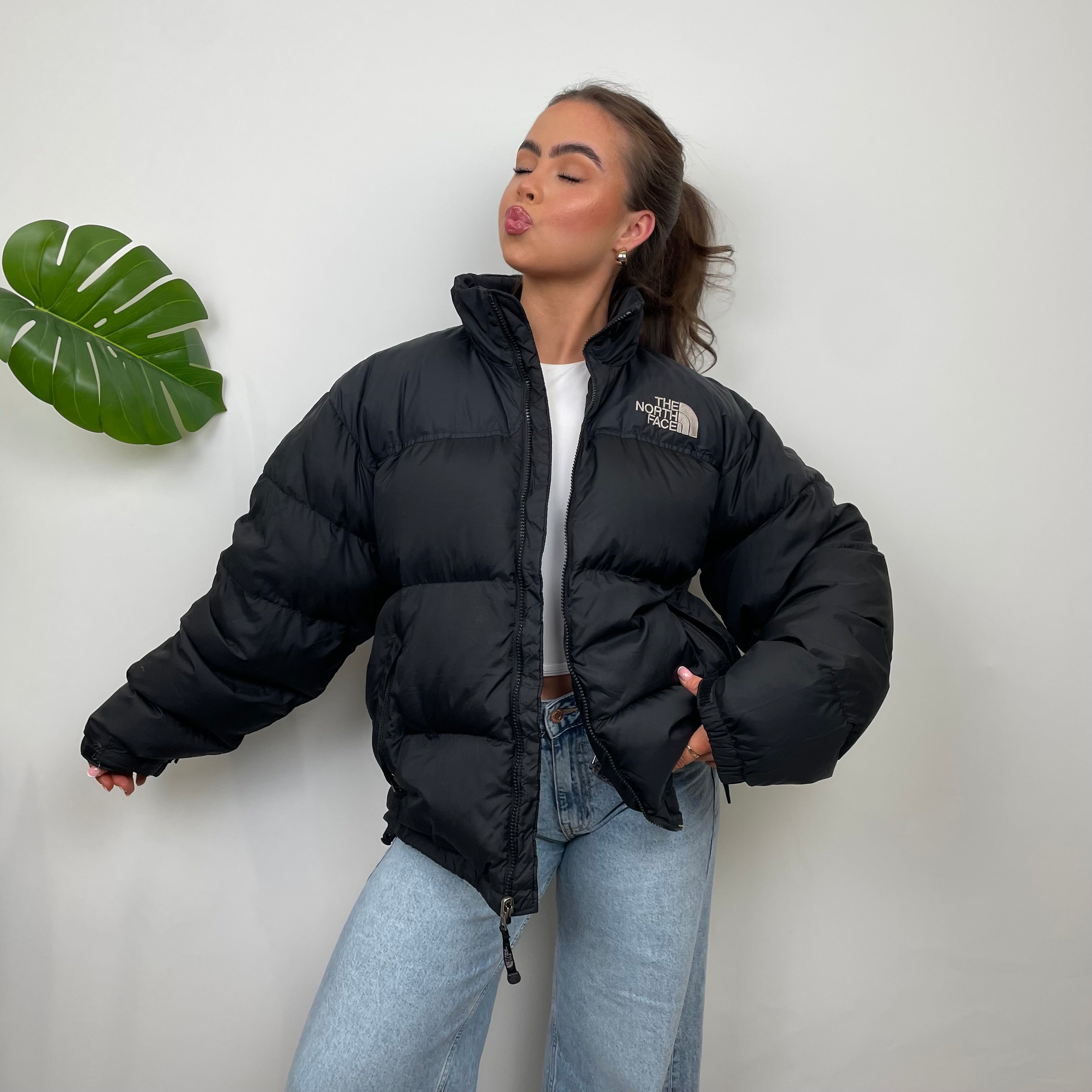 The North Face RARE Nuptse 700 Black Puffer Jacket (L)