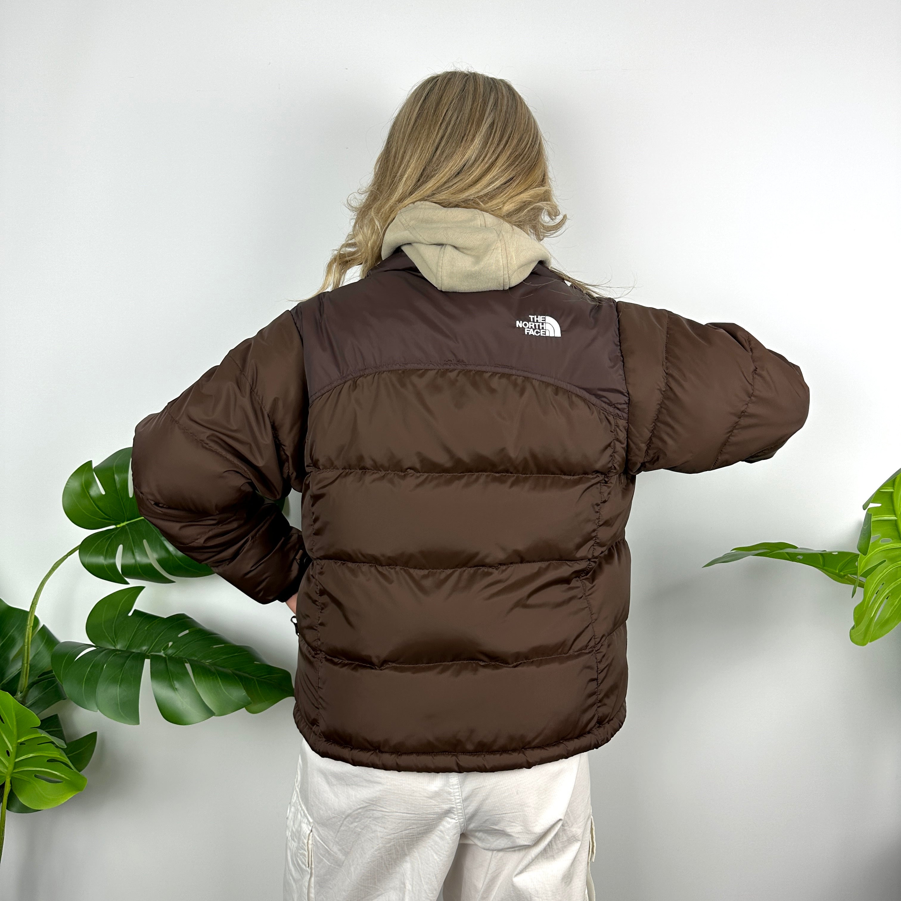 North Face Brown Nupste 700 Puffer Jacket (M)