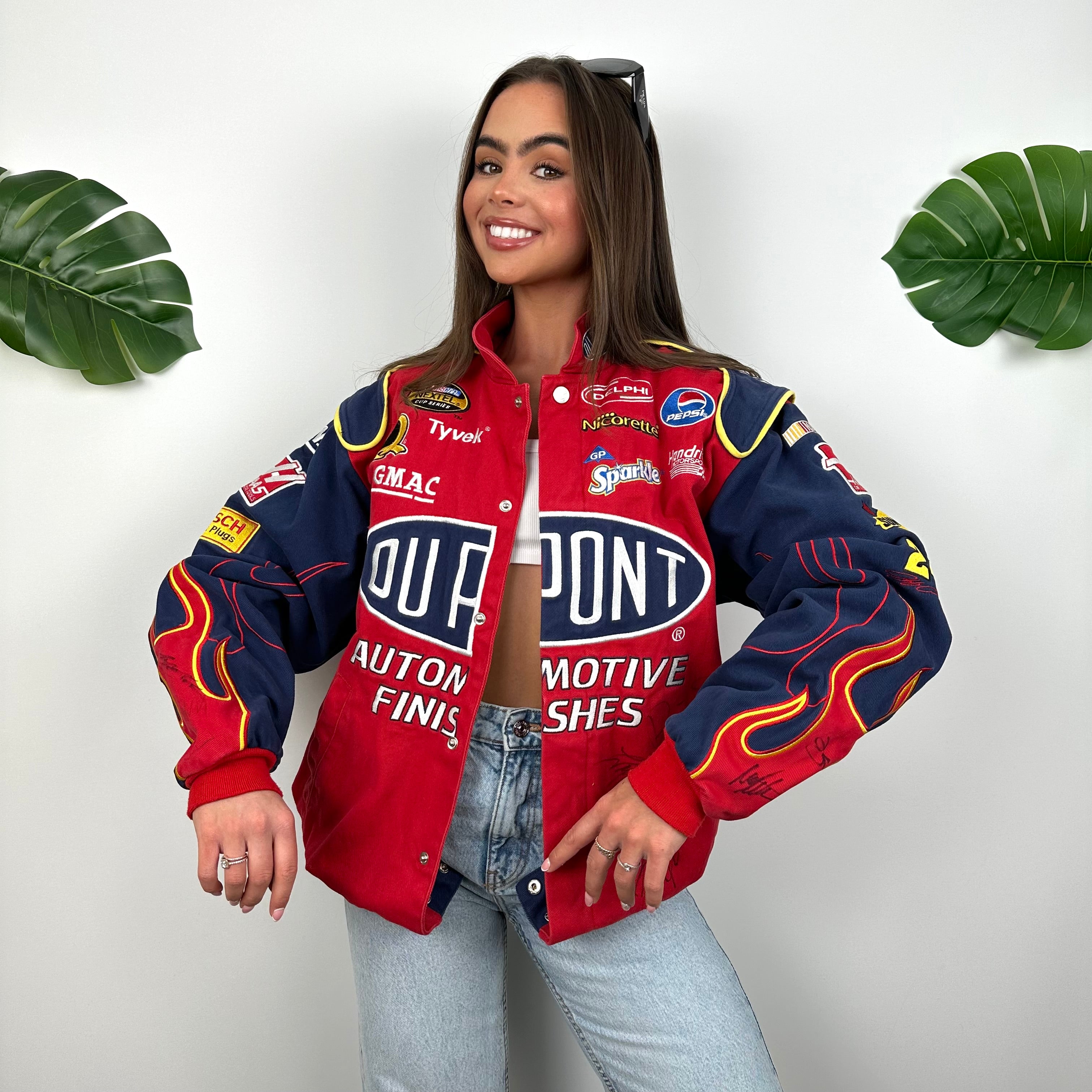 DuPont Red NASCAR Racing Jacket (M)