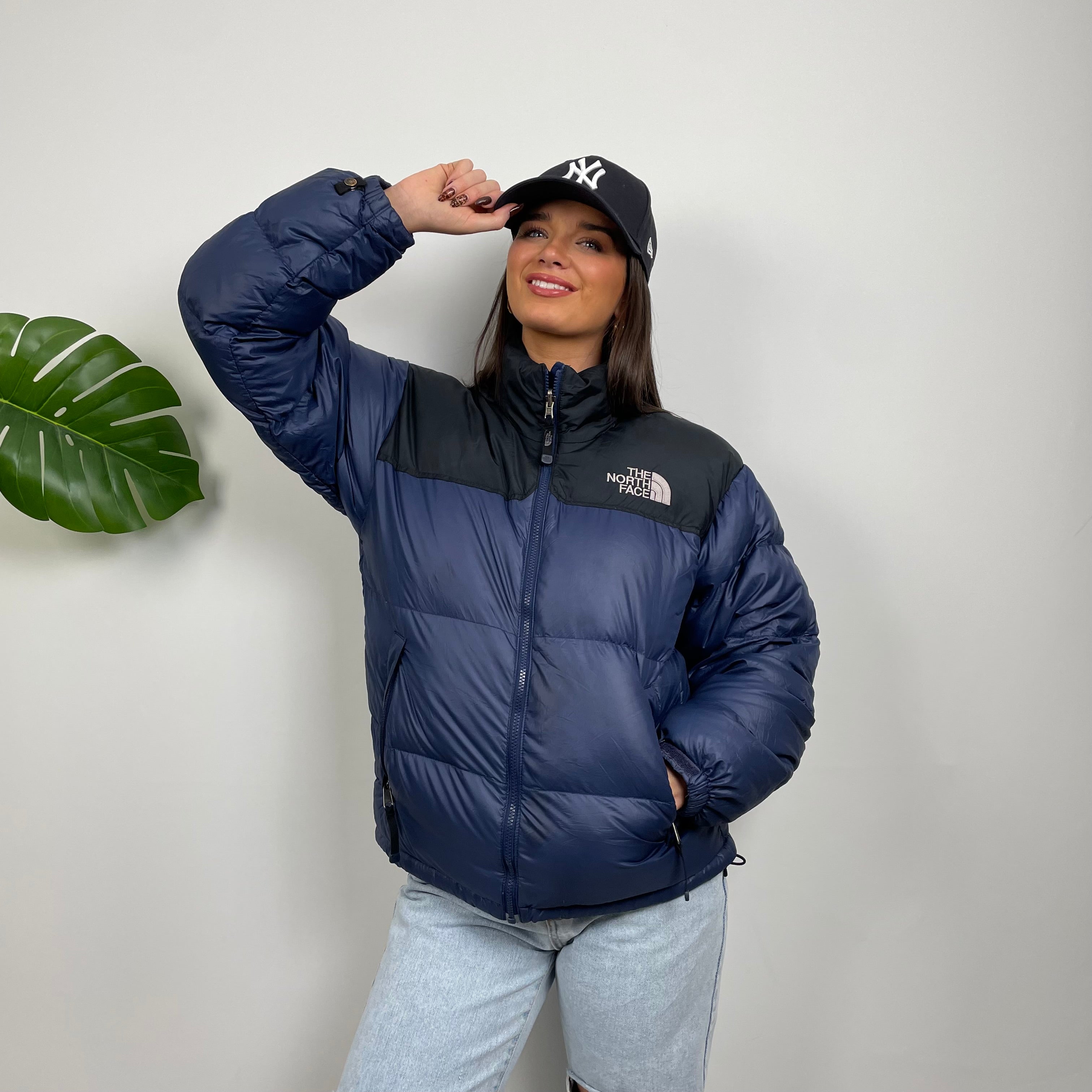 The North Face RARE Navy Nuptse 700 Puffer Jacket (M)