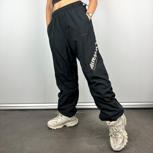 Nike Air Max Black Spell Out Track Pants (L)