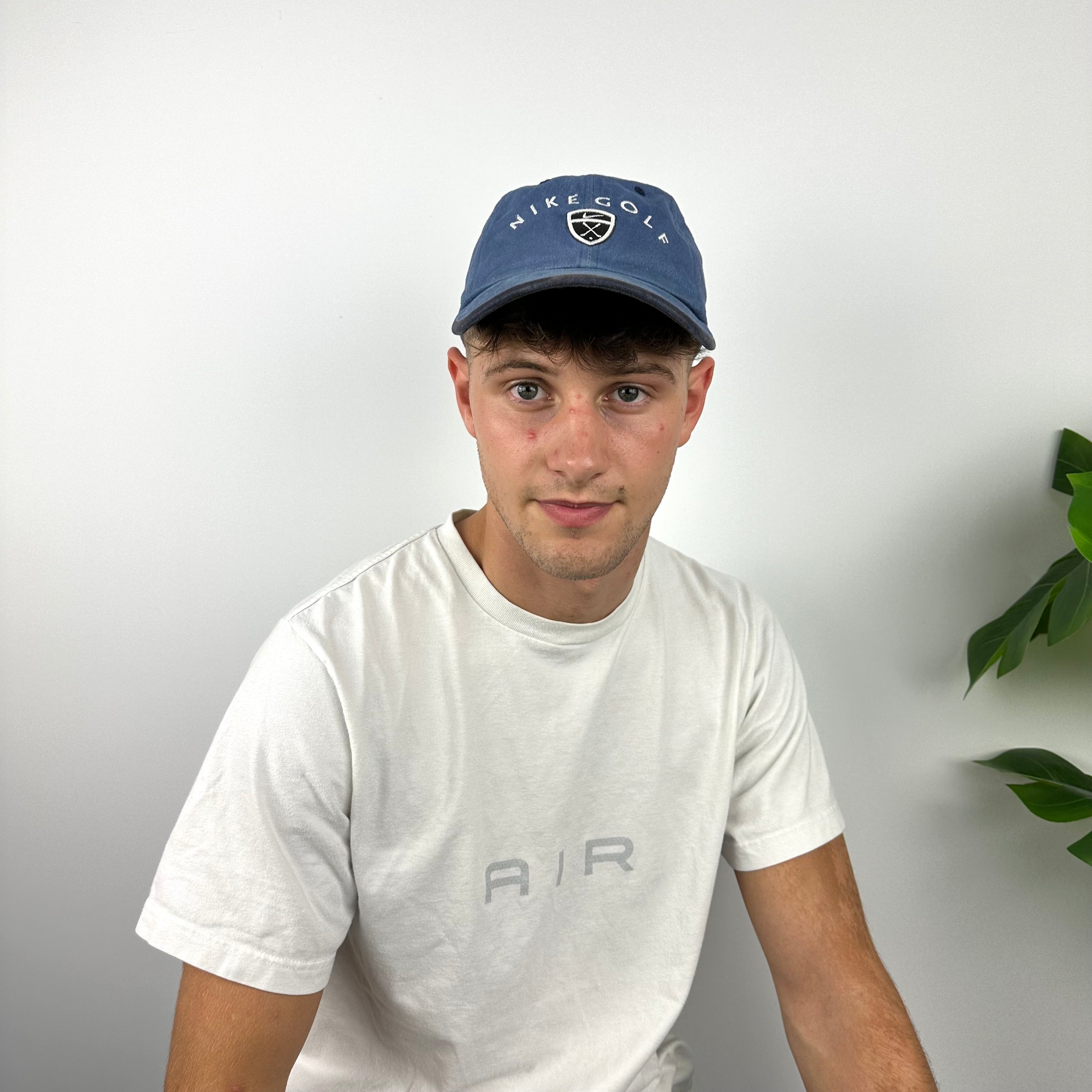 Nike Golf Blue Embroidered Spell Out Cap