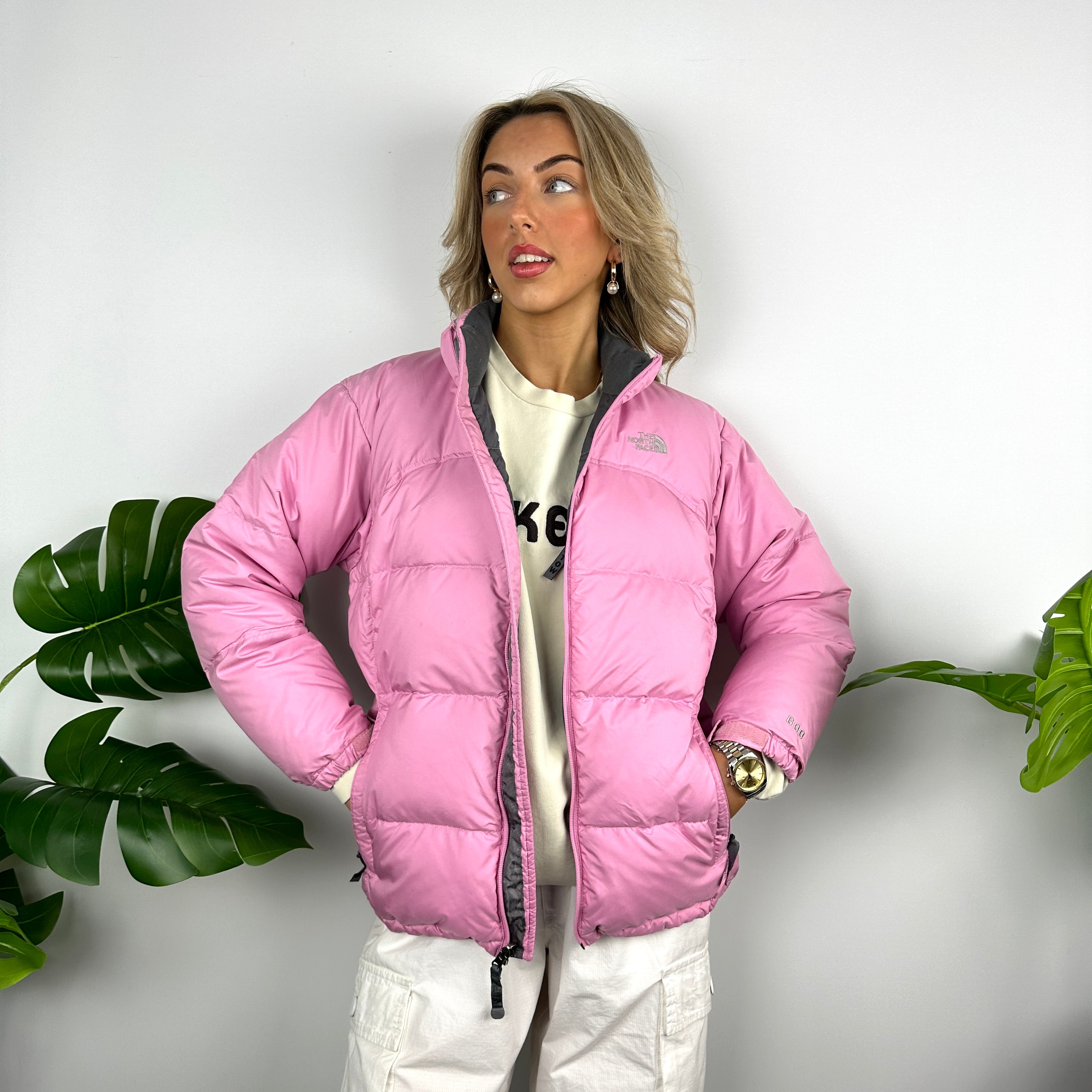 The North Face Candy Floss Pink Puffer Jacket (M)