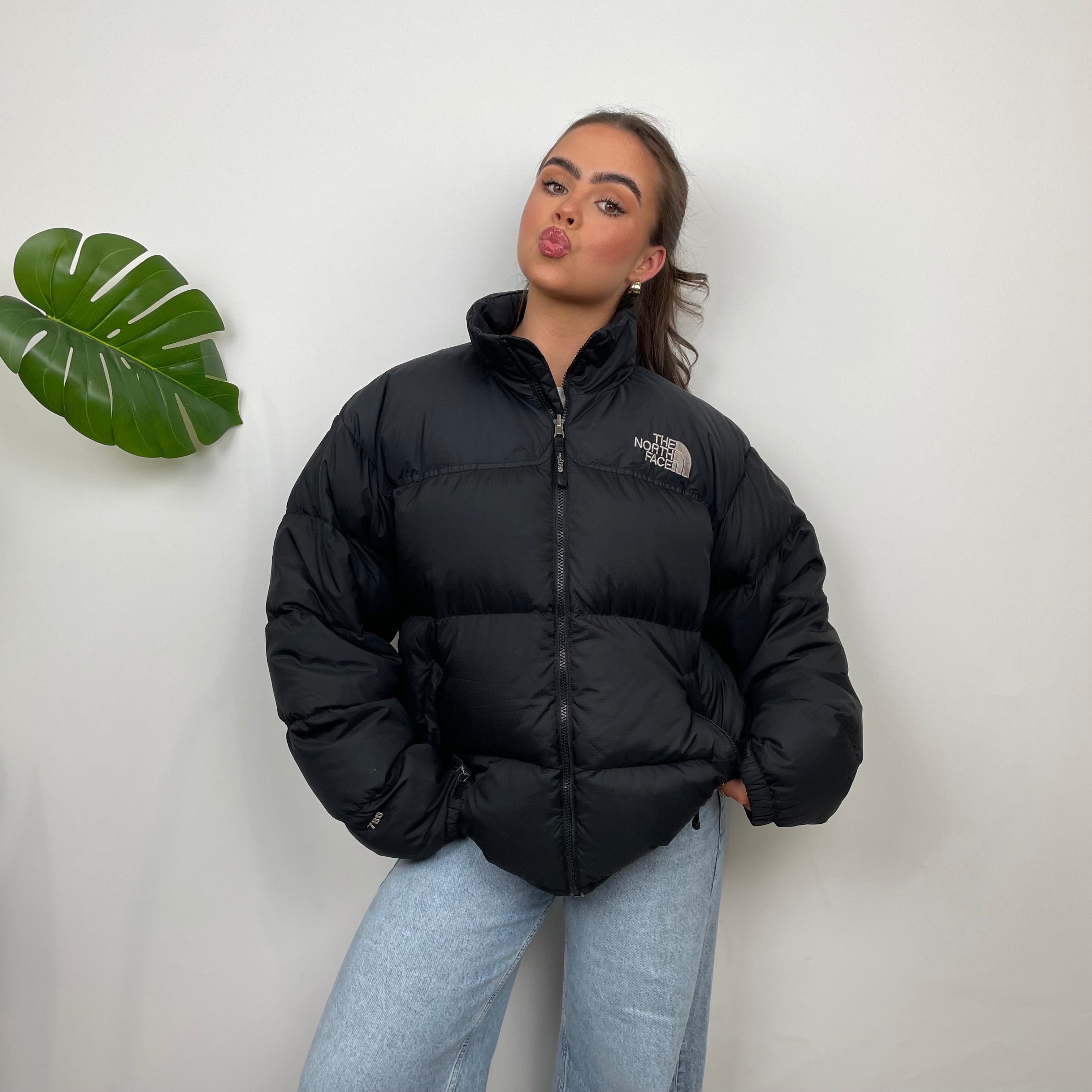 The North Face RARE Nuptse 700 Black Puffer Jacket (L)