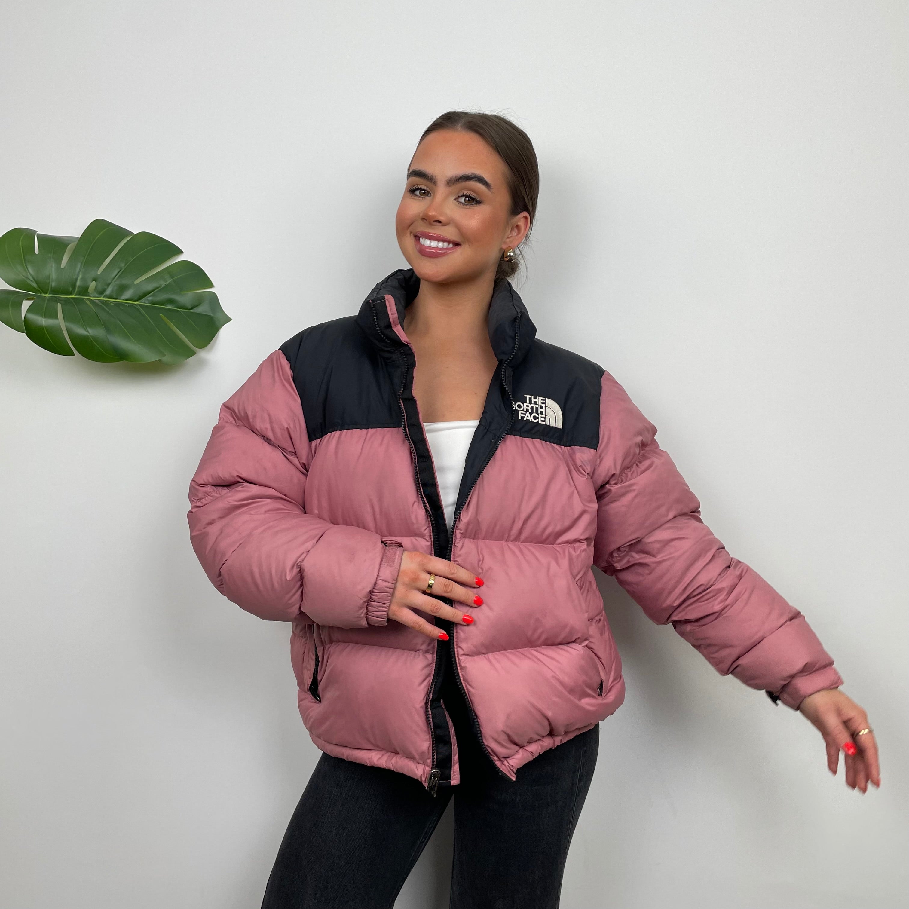 The North Face Pink Puffer Jacket (S)