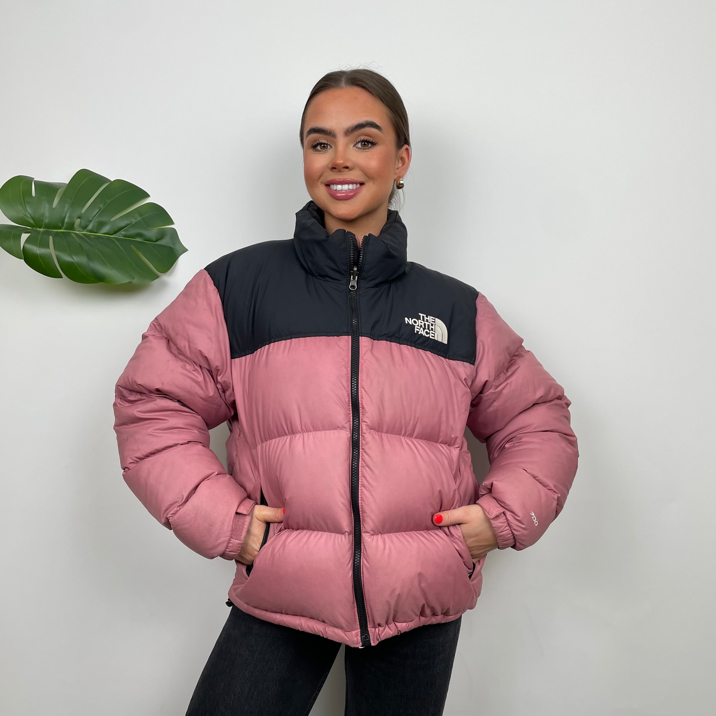 The North Face Pink Puffer Jacket (S)