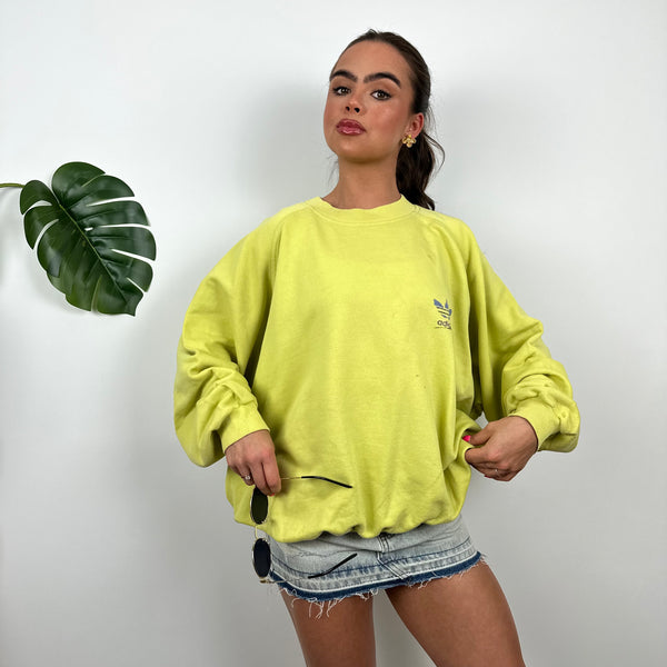 Adidas Lemon Spell Out Sweatshirt (M)