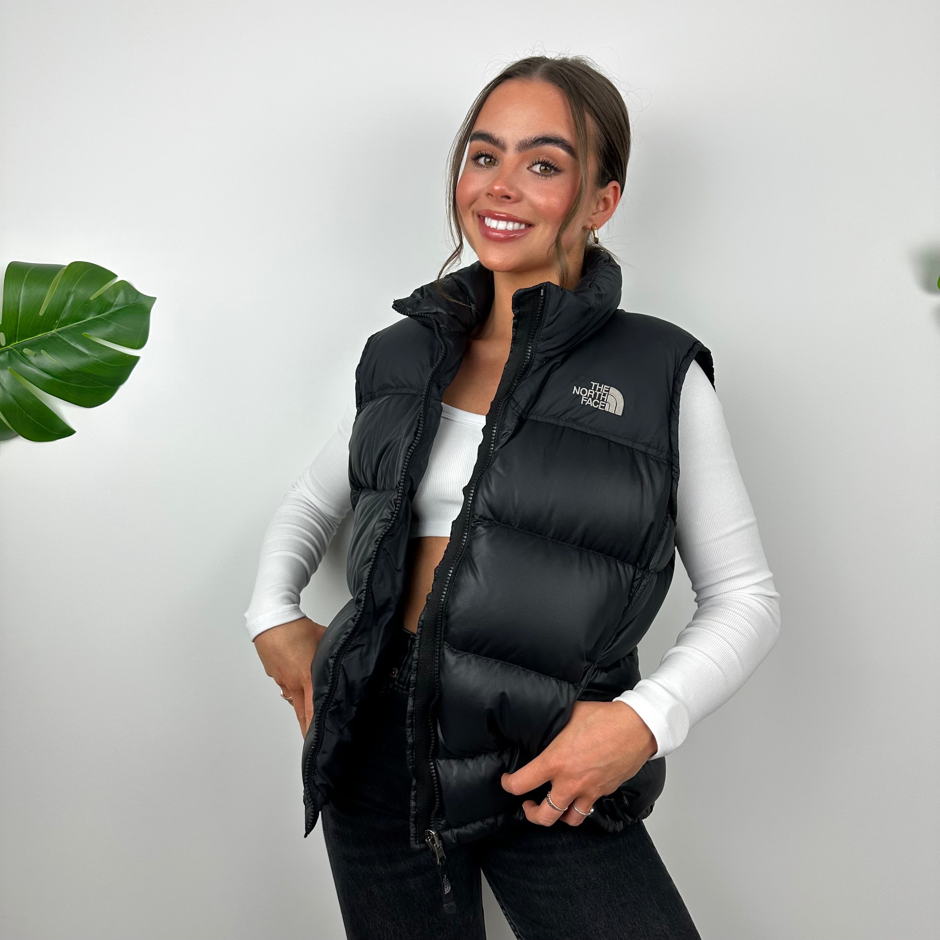 The North Face Black Puffer Gilet (M)