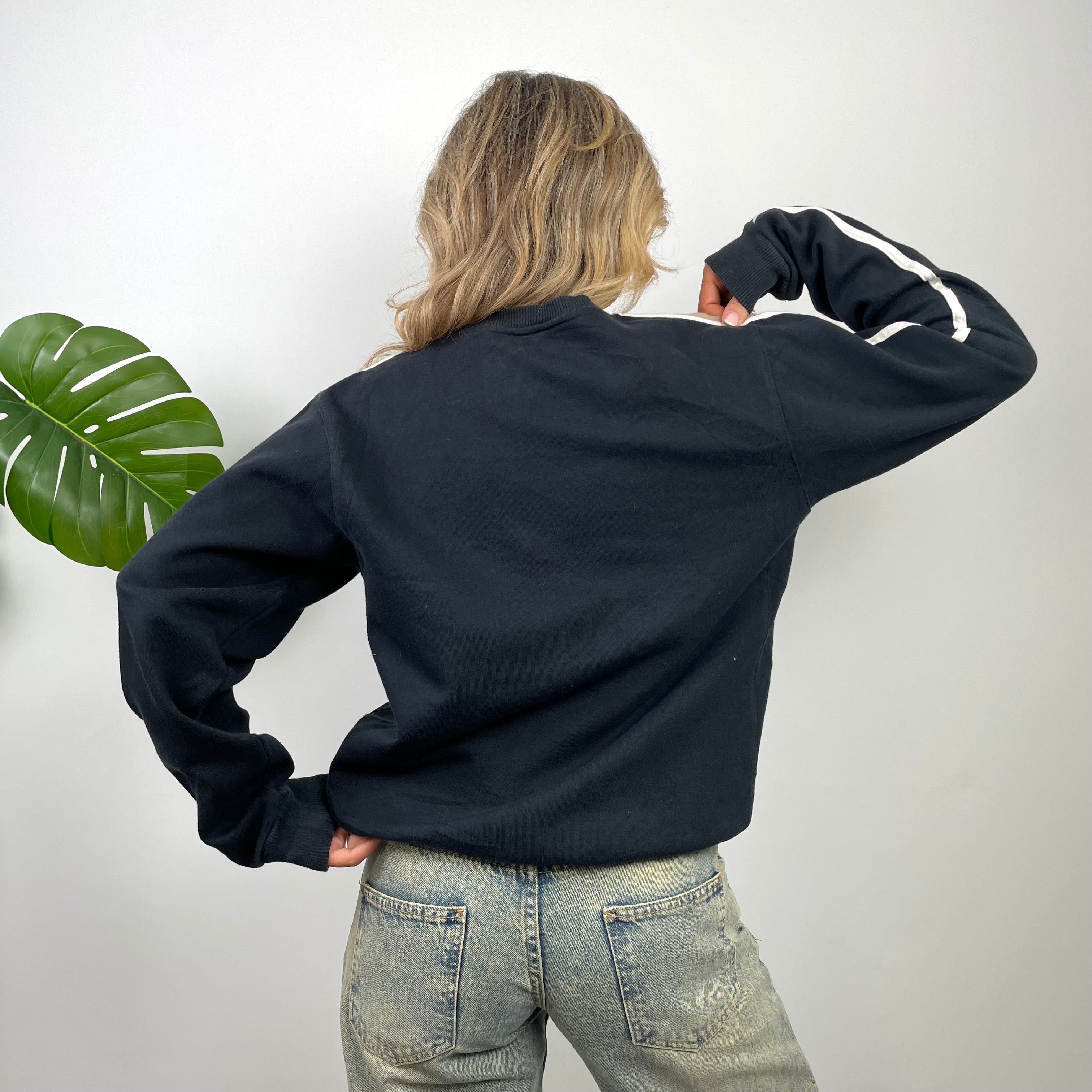 Nike Black Embroidered Spell Out Sweatshirt (M)