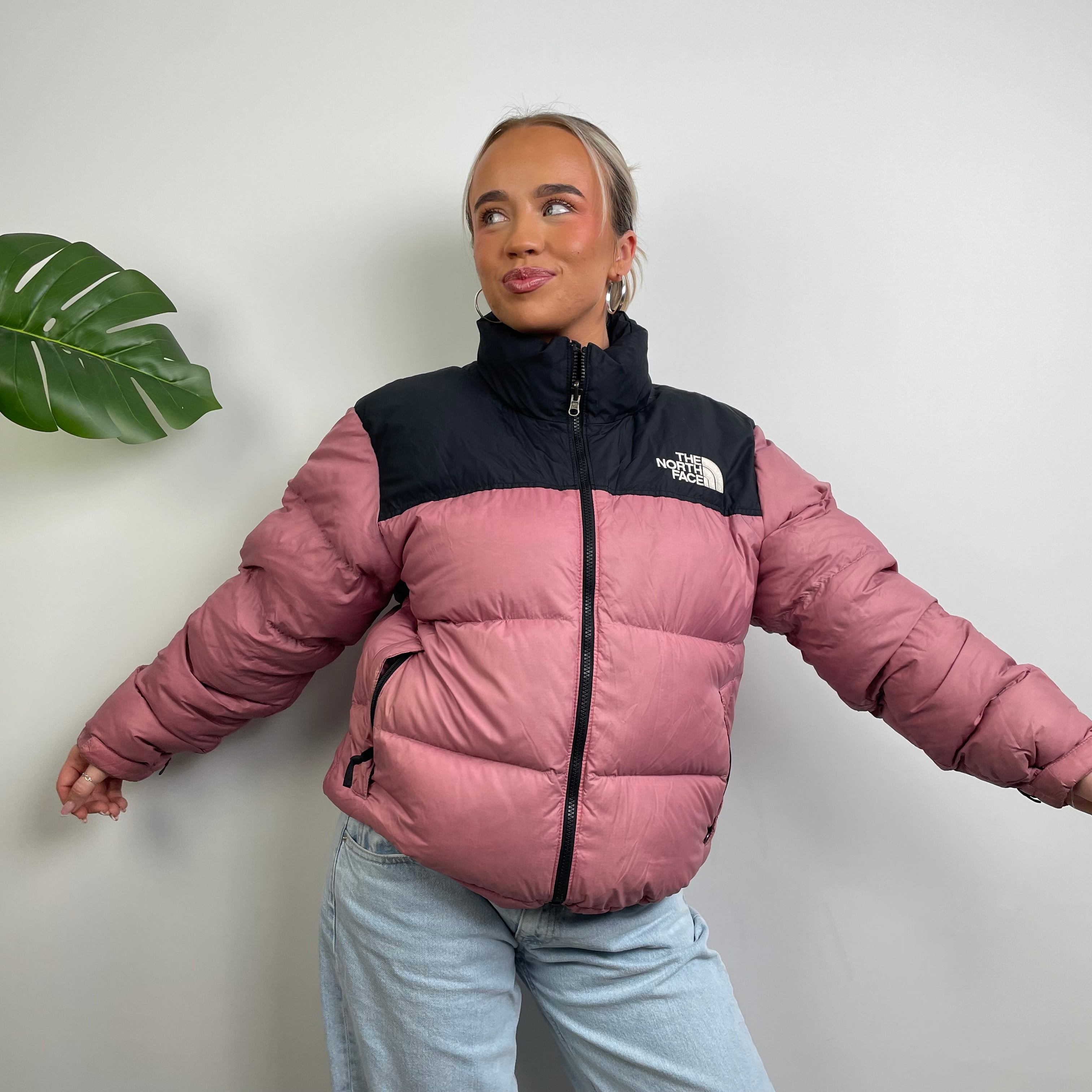 The North Face Pink Puffer Jacket (S)