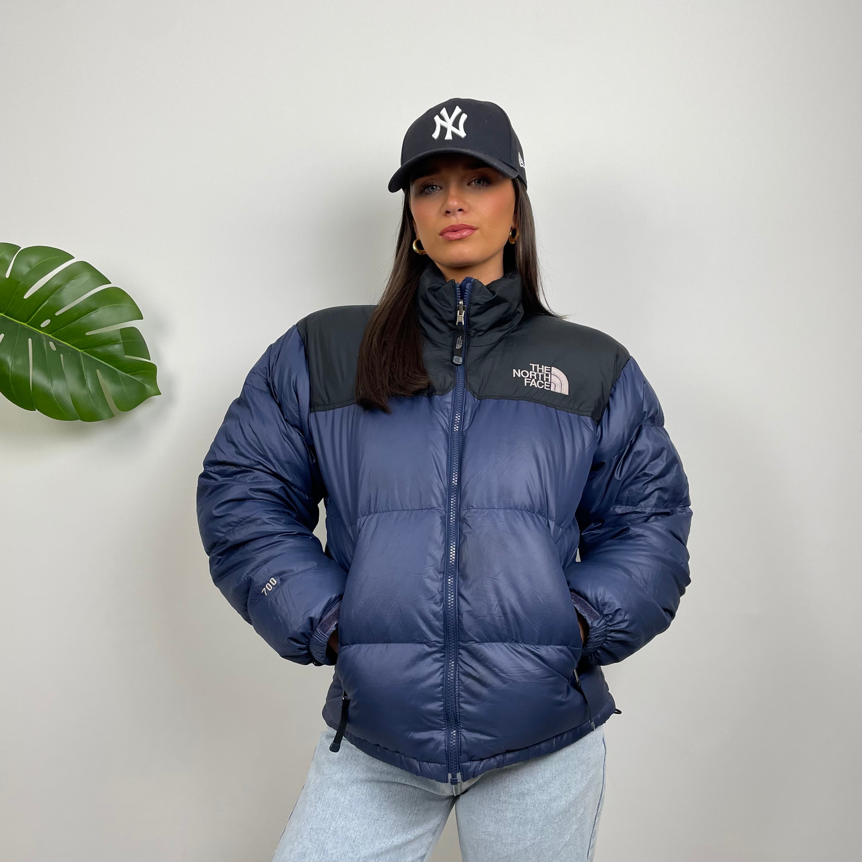 The North Face RARE Navy Nuptse 700 Puffer Jacket (M)