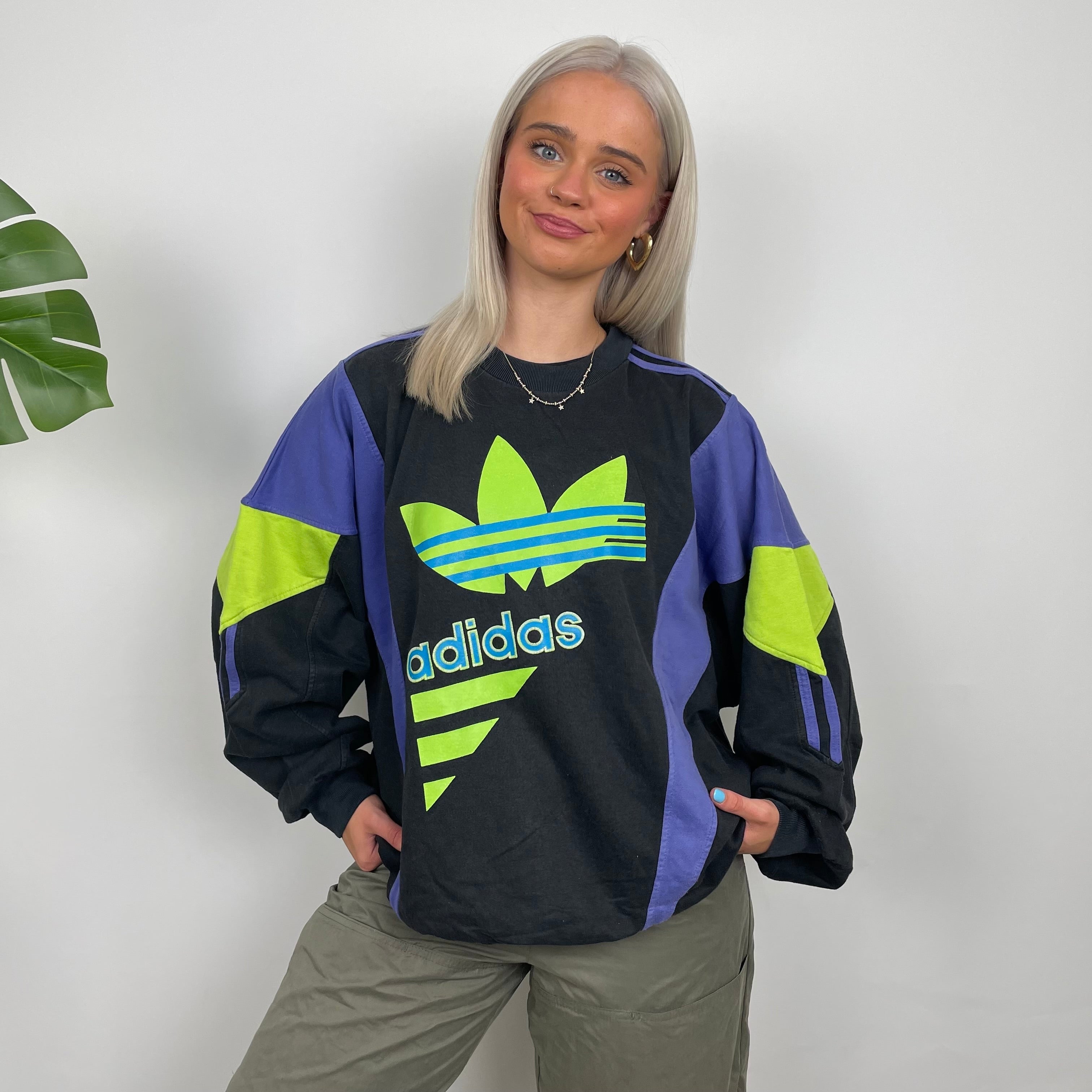 Adidas block sweatshirt on sale