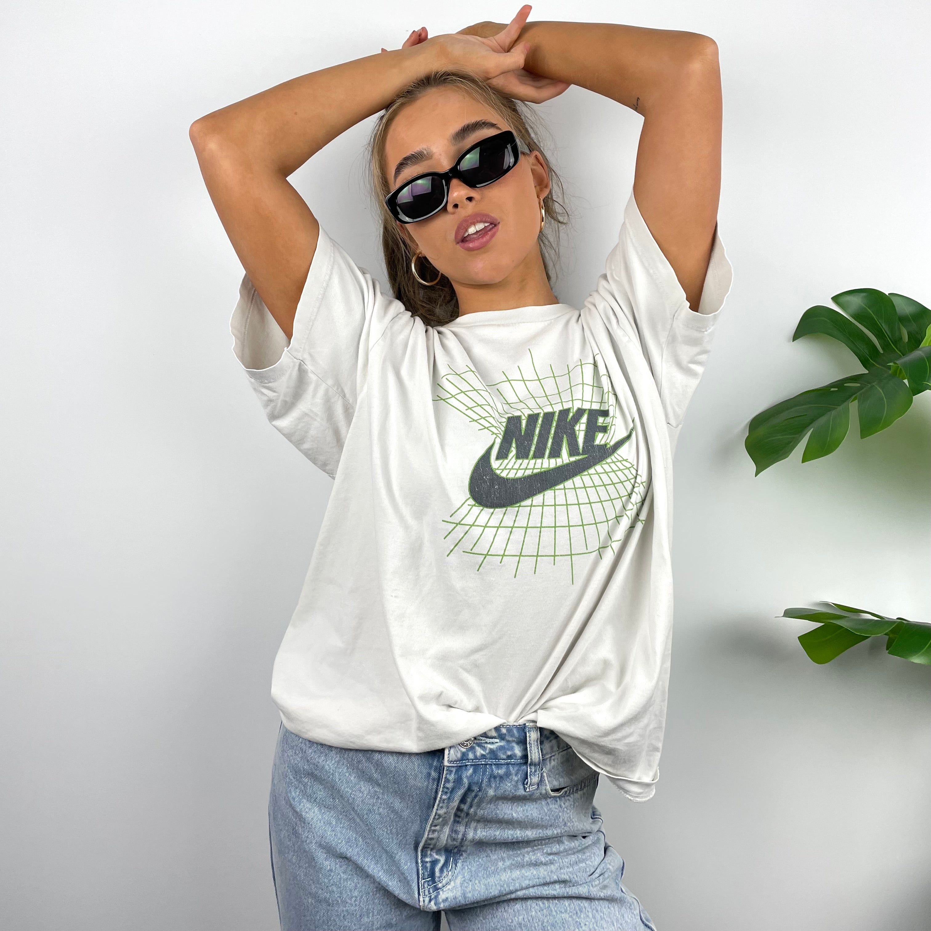 Nike RARE White Spell Out T Shirt (L)