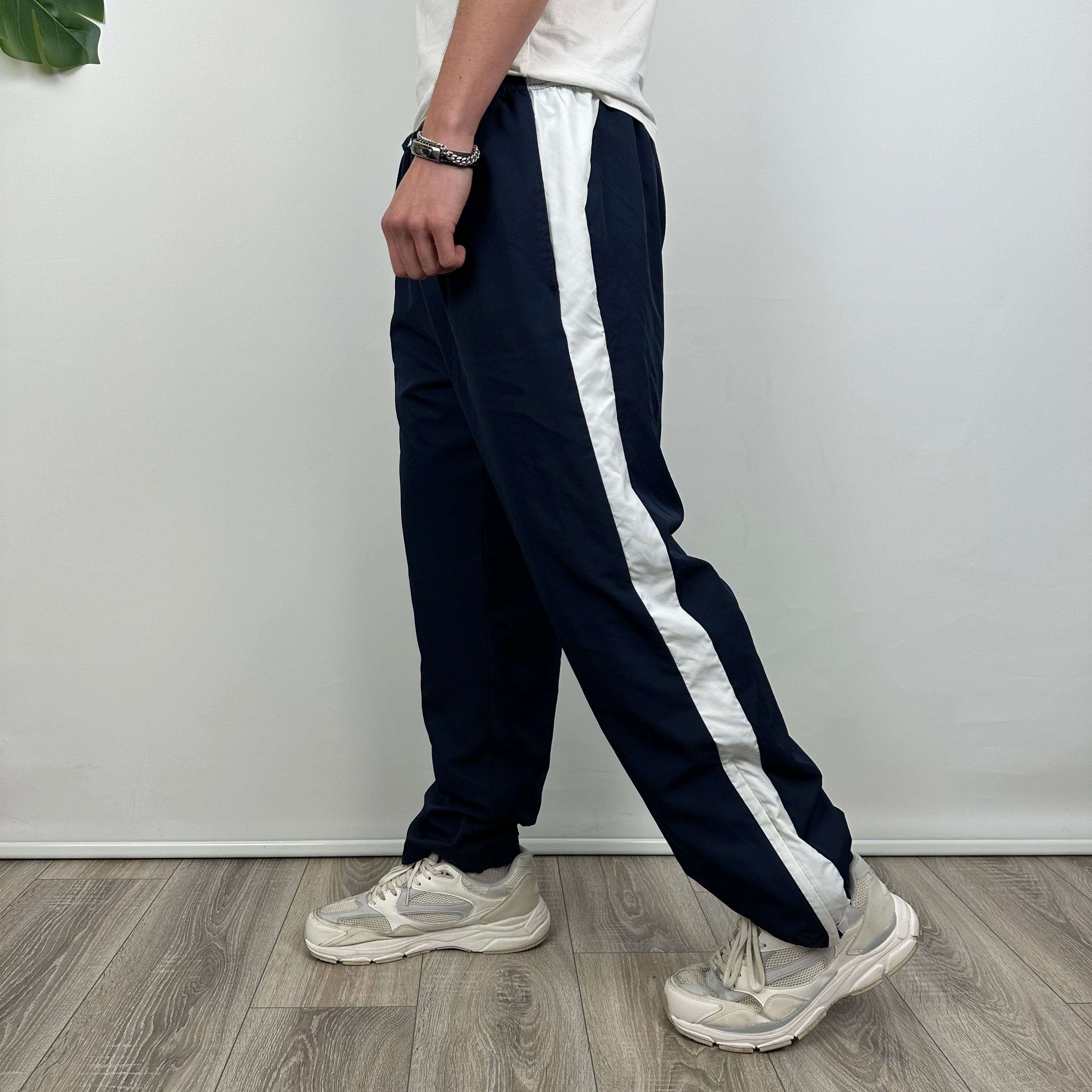 Lacoste Navy Embroidered Logo Track Pants (XL)