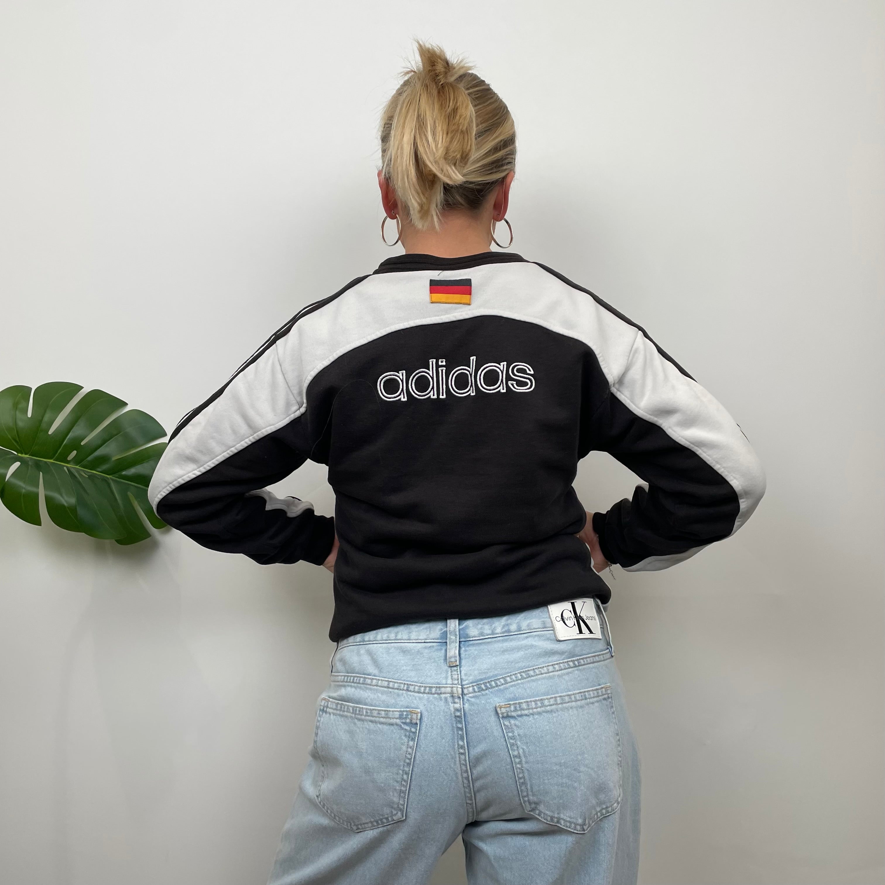 Adidas x Germany FC RARE Embroidered Spell Out Sweatshirt (S)