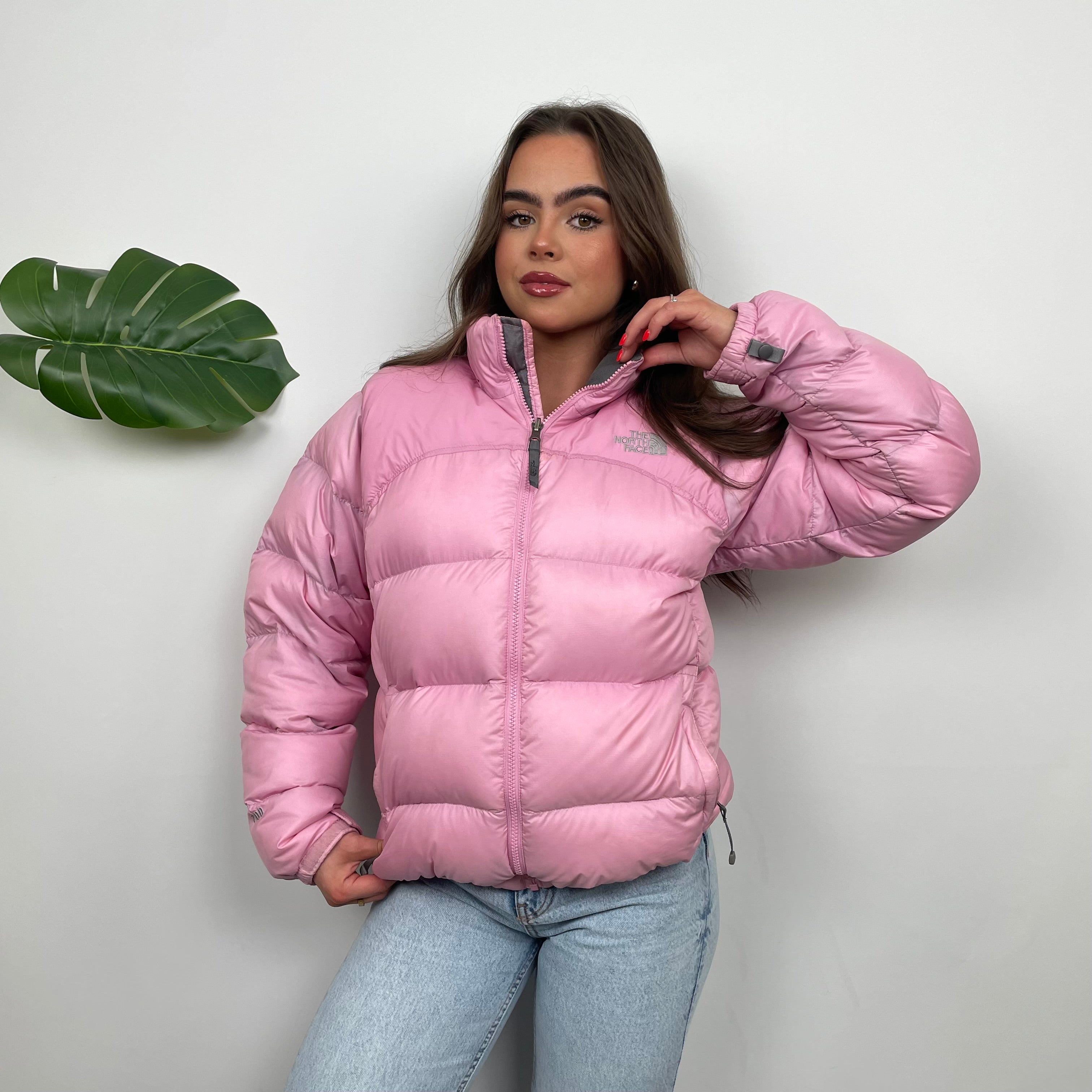 North Face RARE Baby Pink Puffer (M)