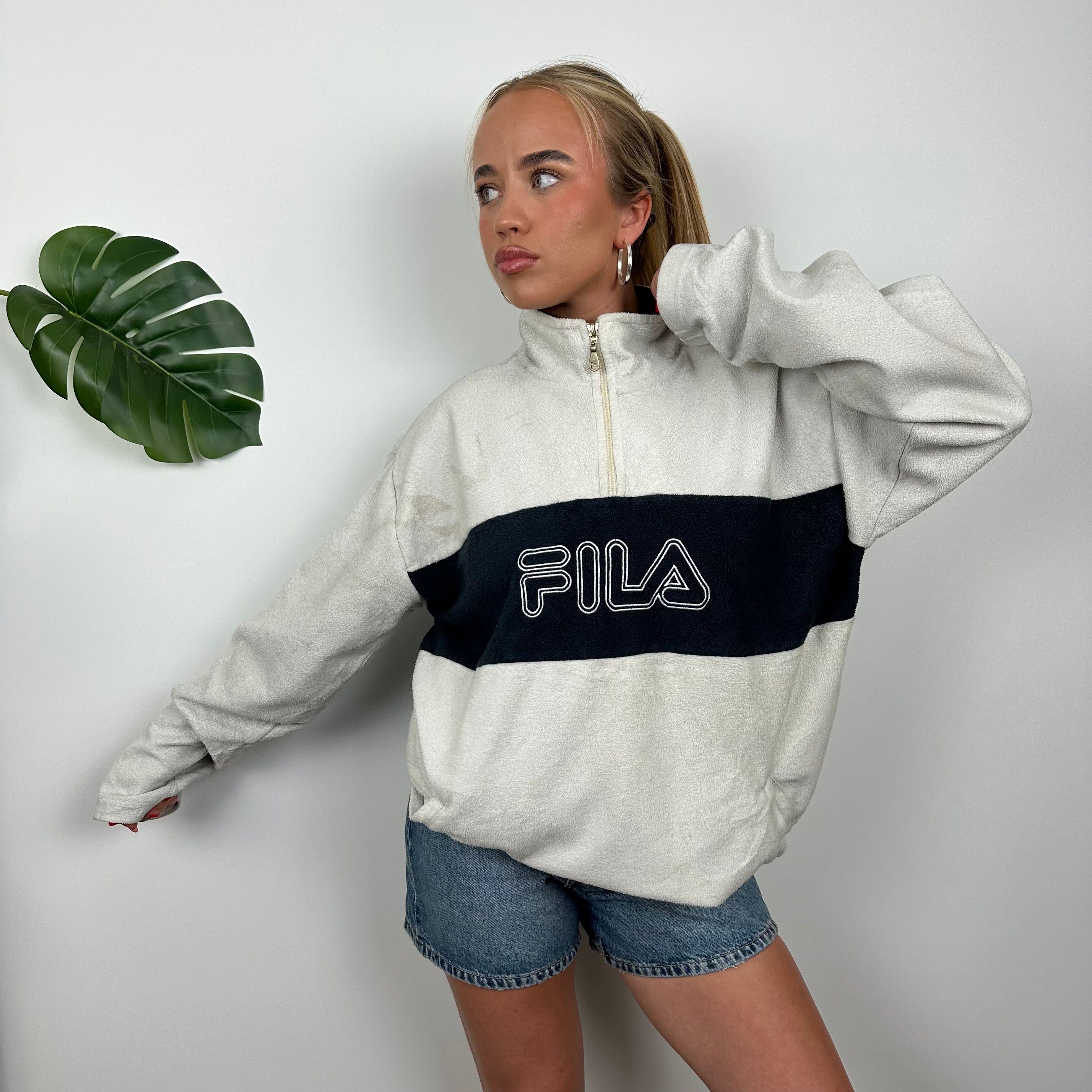 Fila teddy sweatshirt hotsell