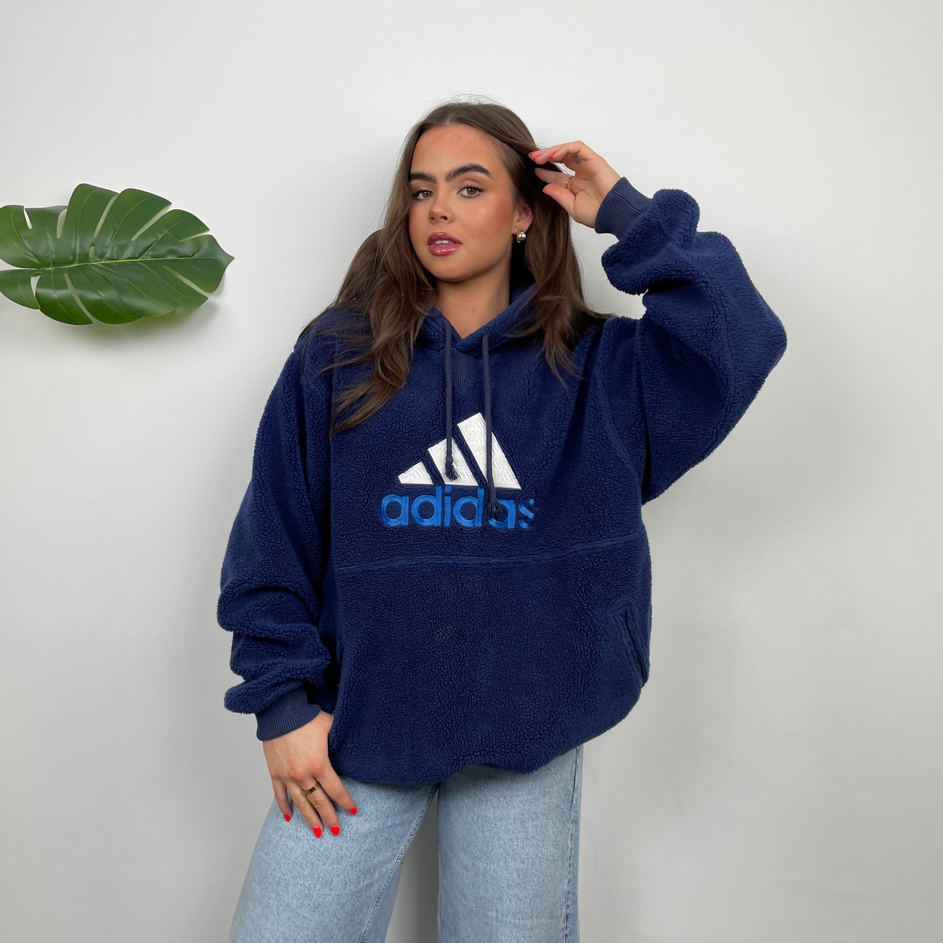 Adidas teddy bear hoodie sale