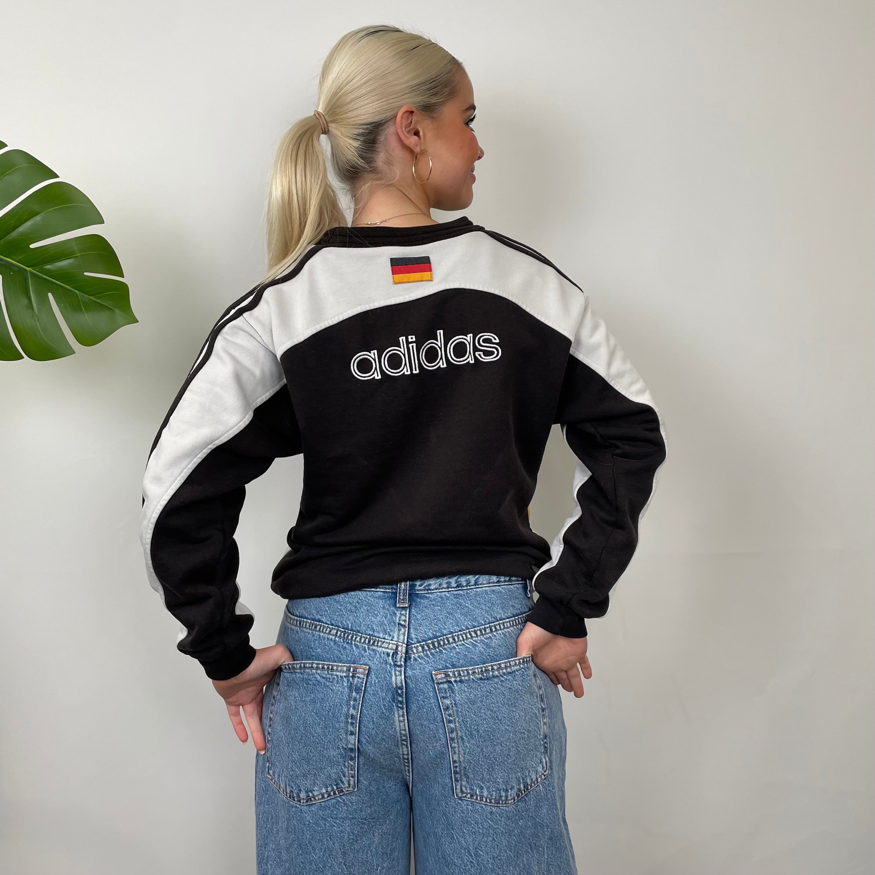 Adidas x Germany FC RARE Embroidered Spell Out Sweatshirt (S)