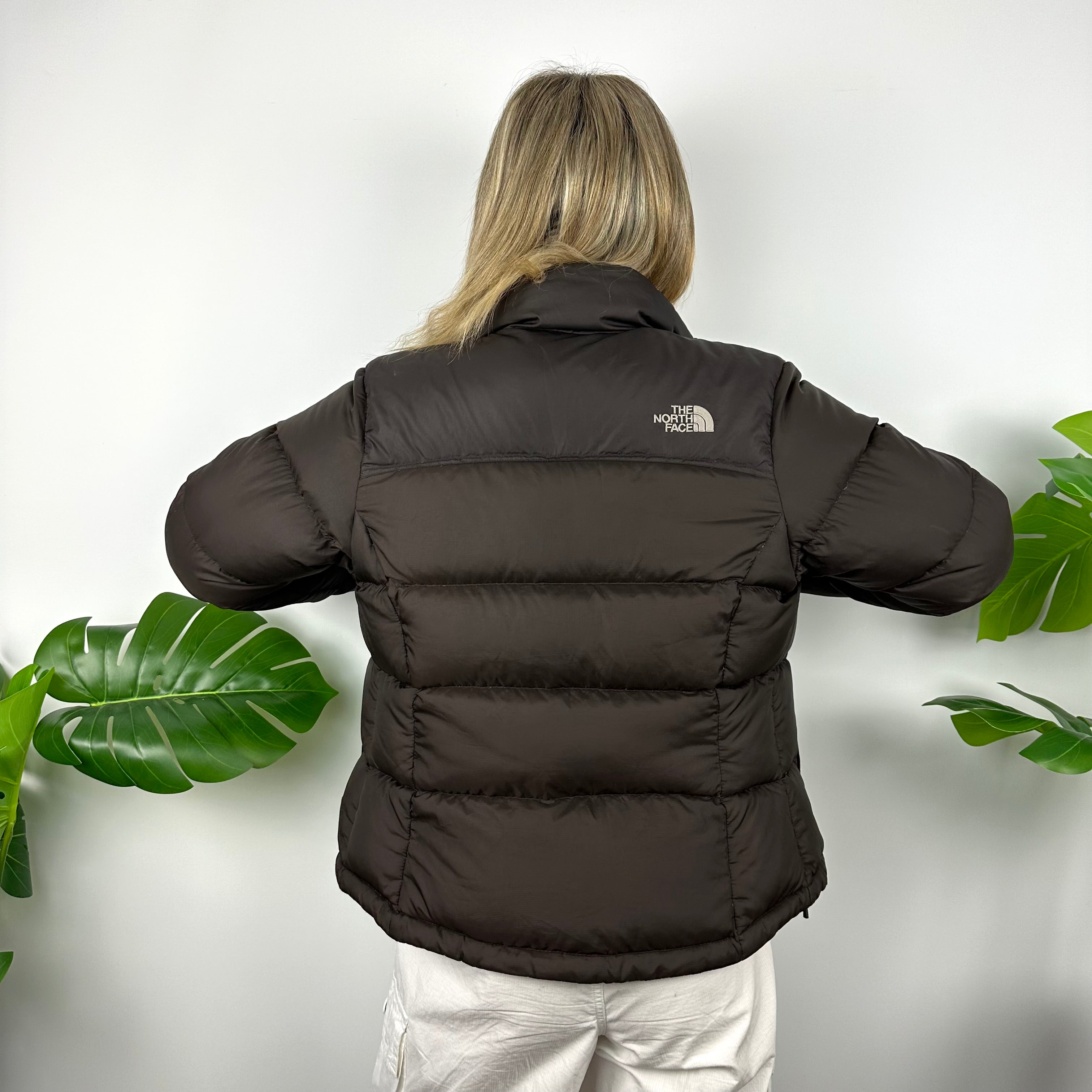 North Face Brown Puffer Jacket (S)