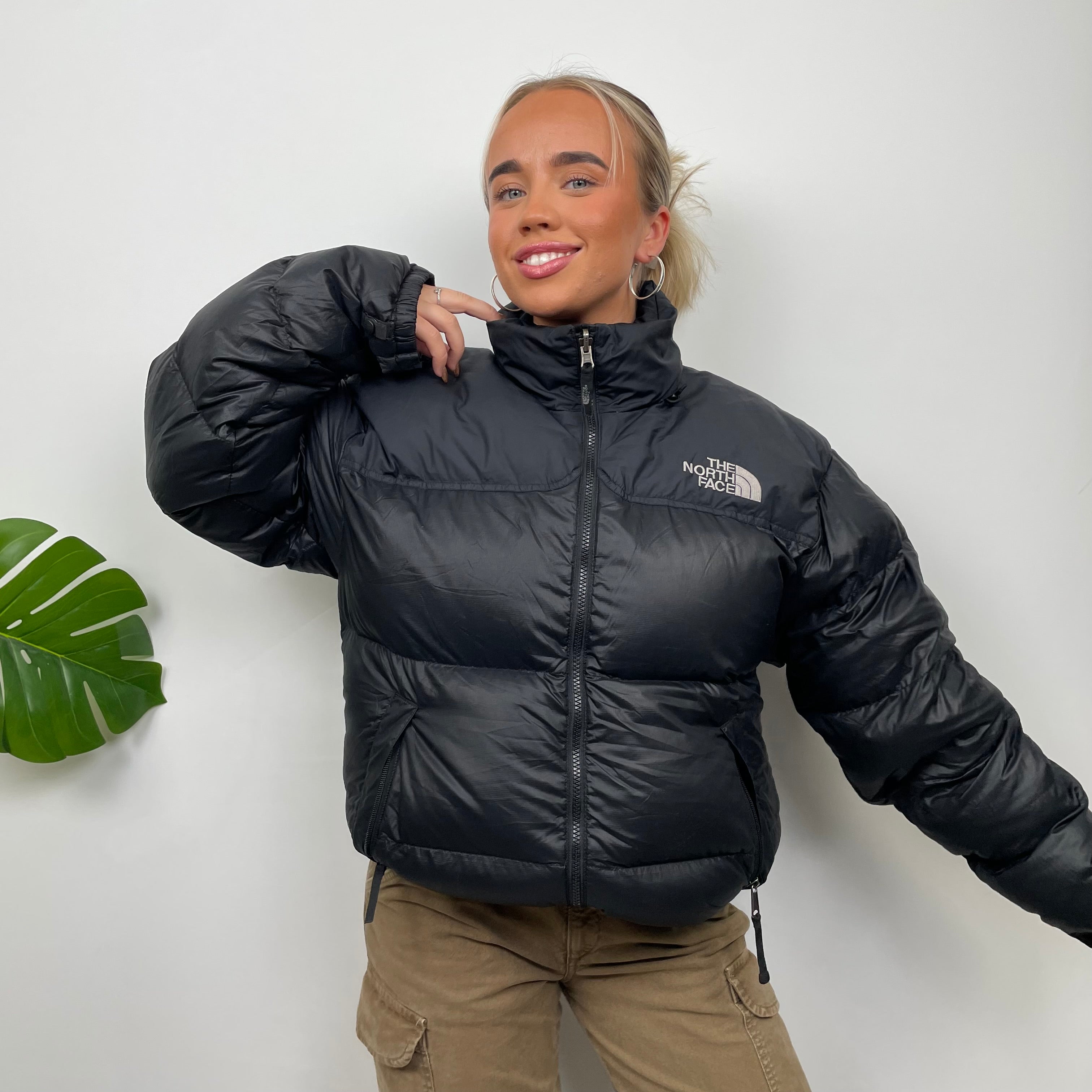 The North Face RARE Nuptse 700 Black Puffer Jacket (M)