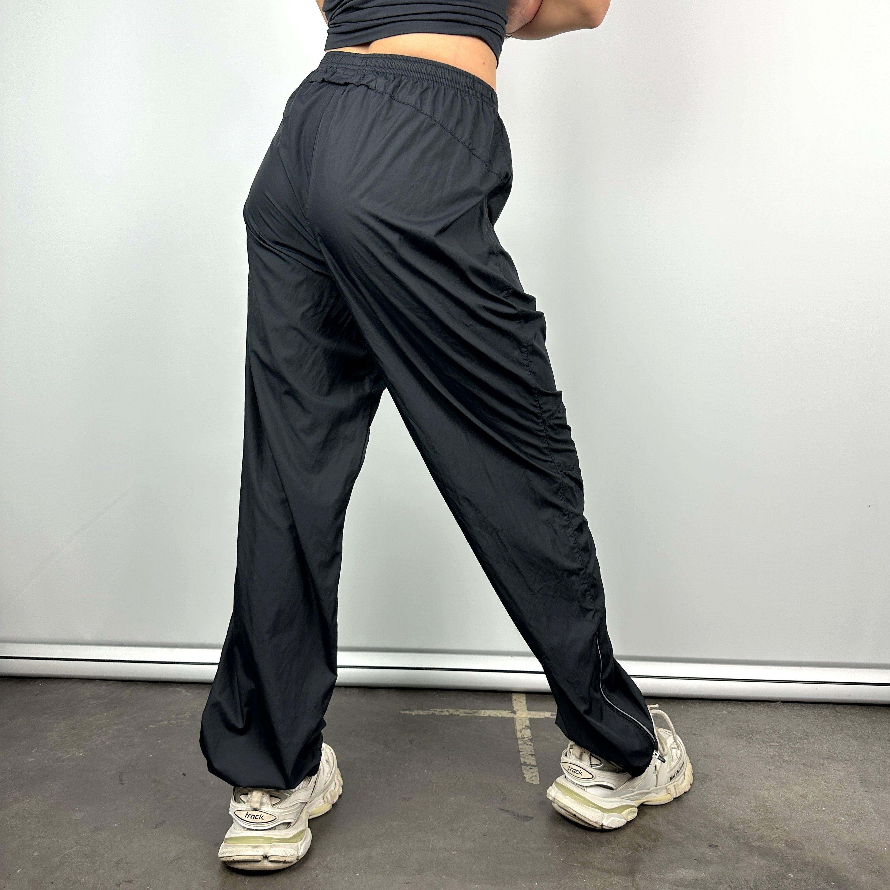 Nike Black Swoosh Track Pants (M)