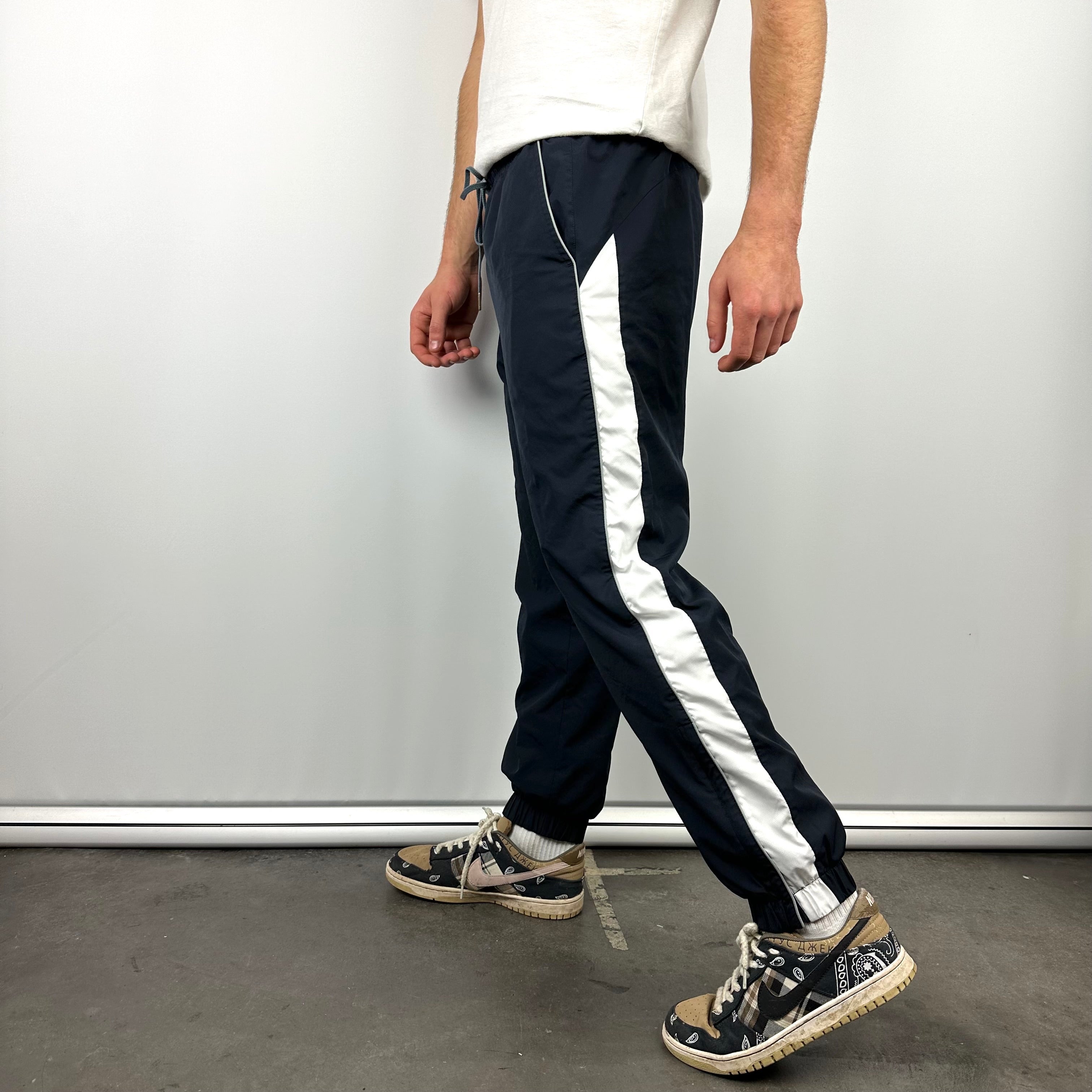 Lacoste Navy Embroidered Logo Track Pants (M)