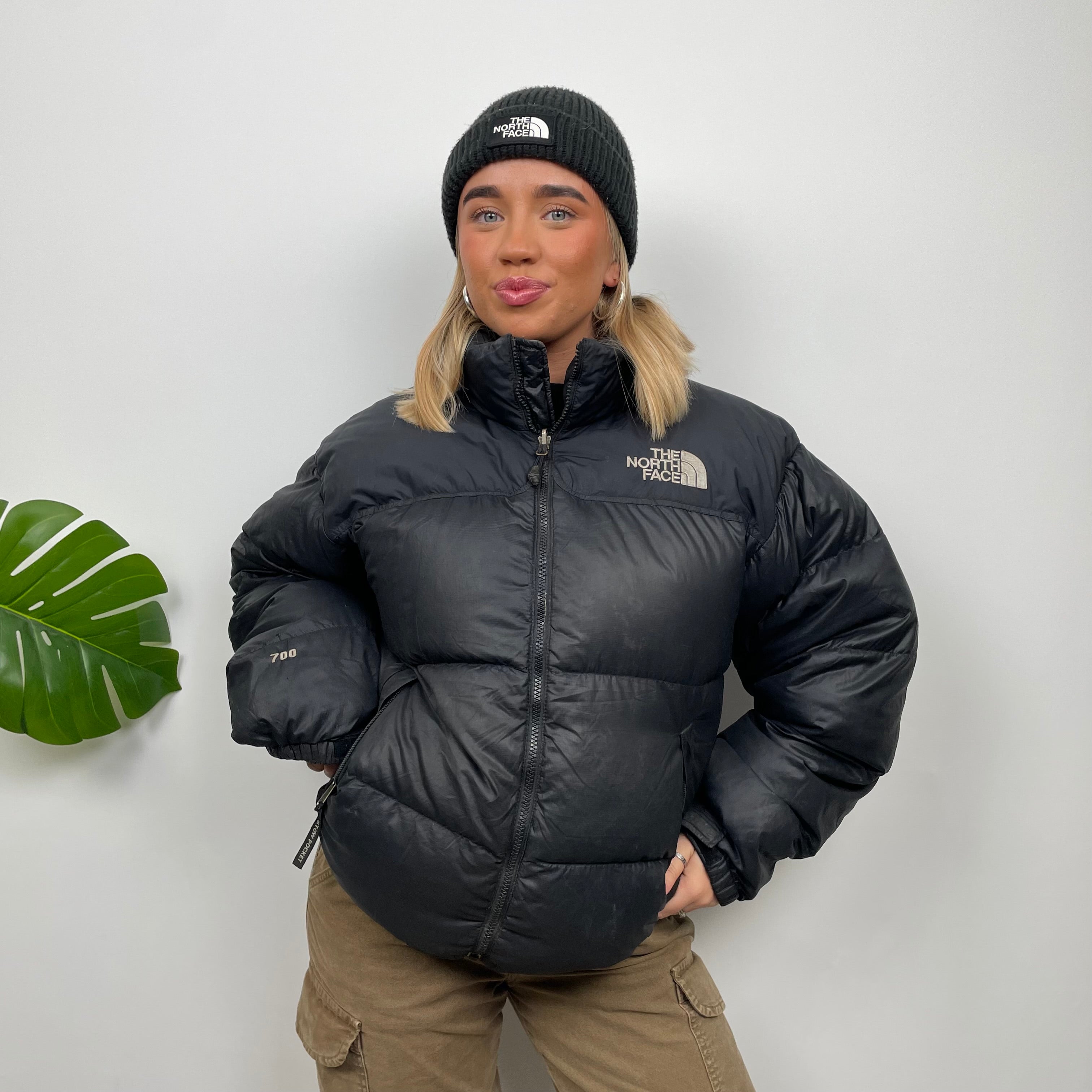 The North Face RARE Nuptse 700 Black Puffer Jacket (M)